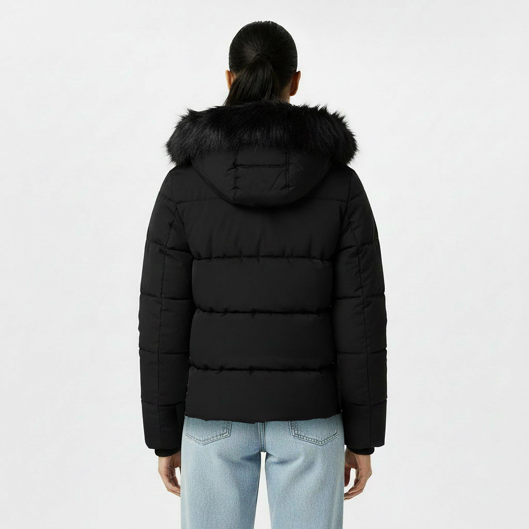 Black - Jack Wills - Women's  Padded Short Puffer Jacket - 4