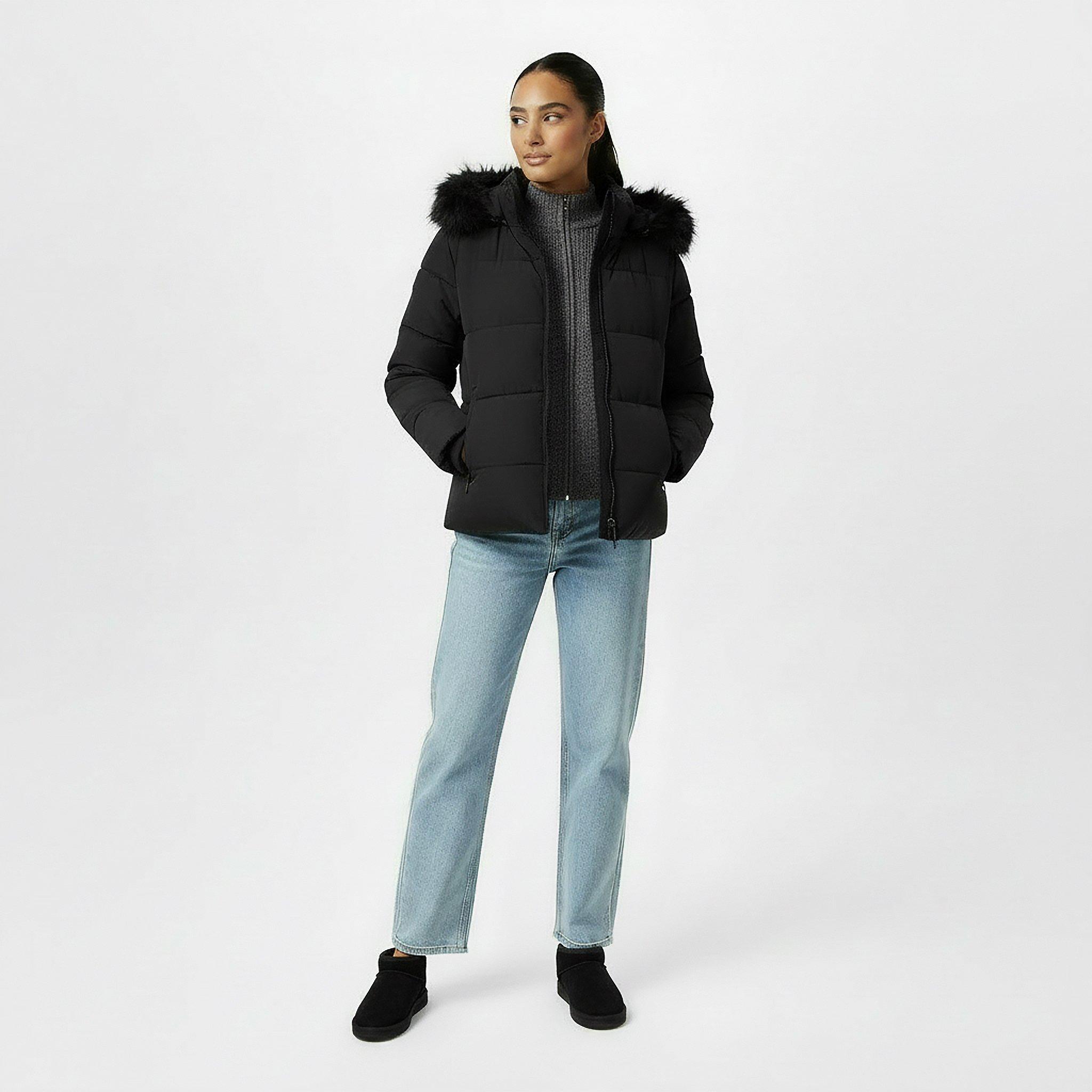 Black - Jack Wills - Women's  Padded Short Puffer Jacket - 5