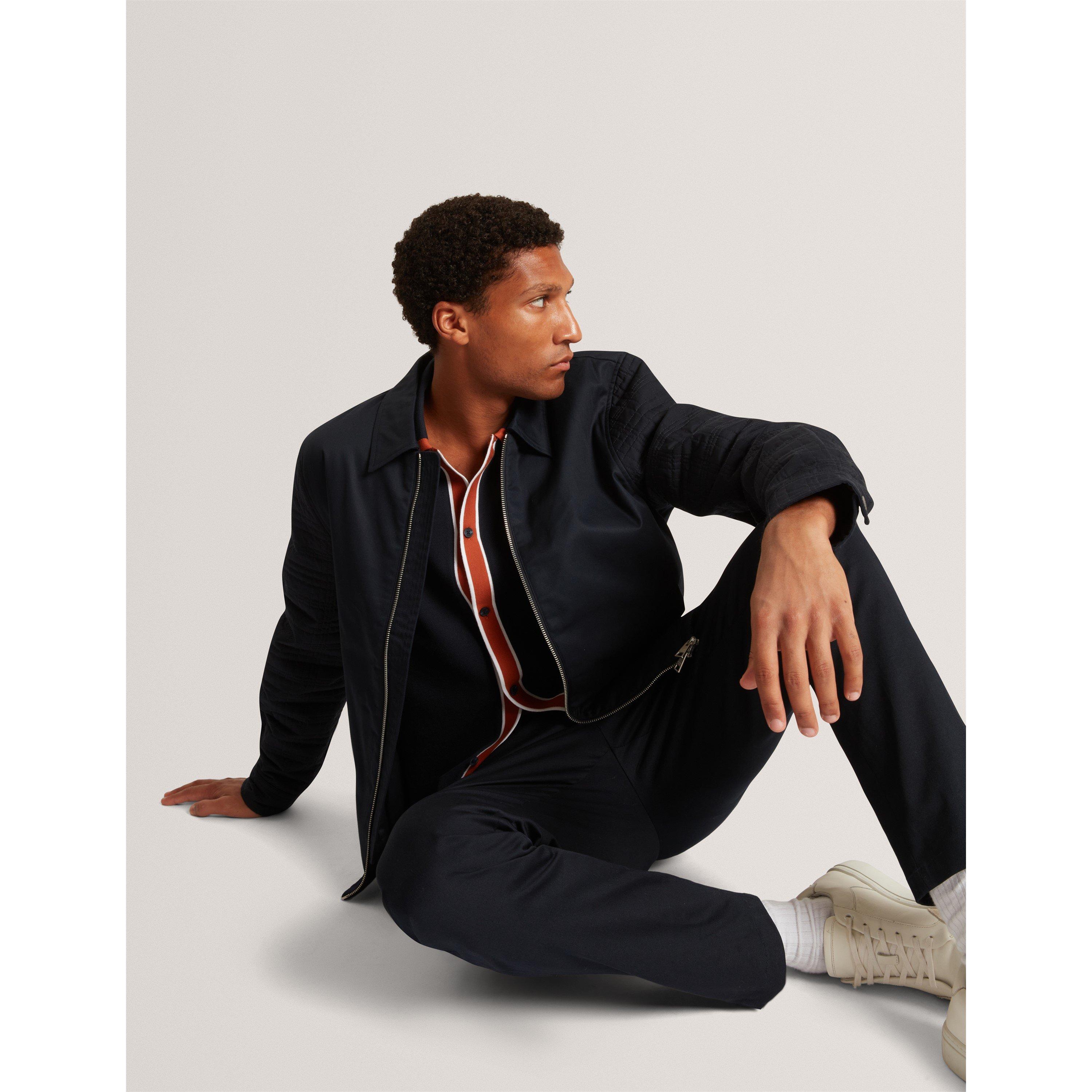 Navy - Ted Baker - Ted Bomber Jacket Sn64 - 6