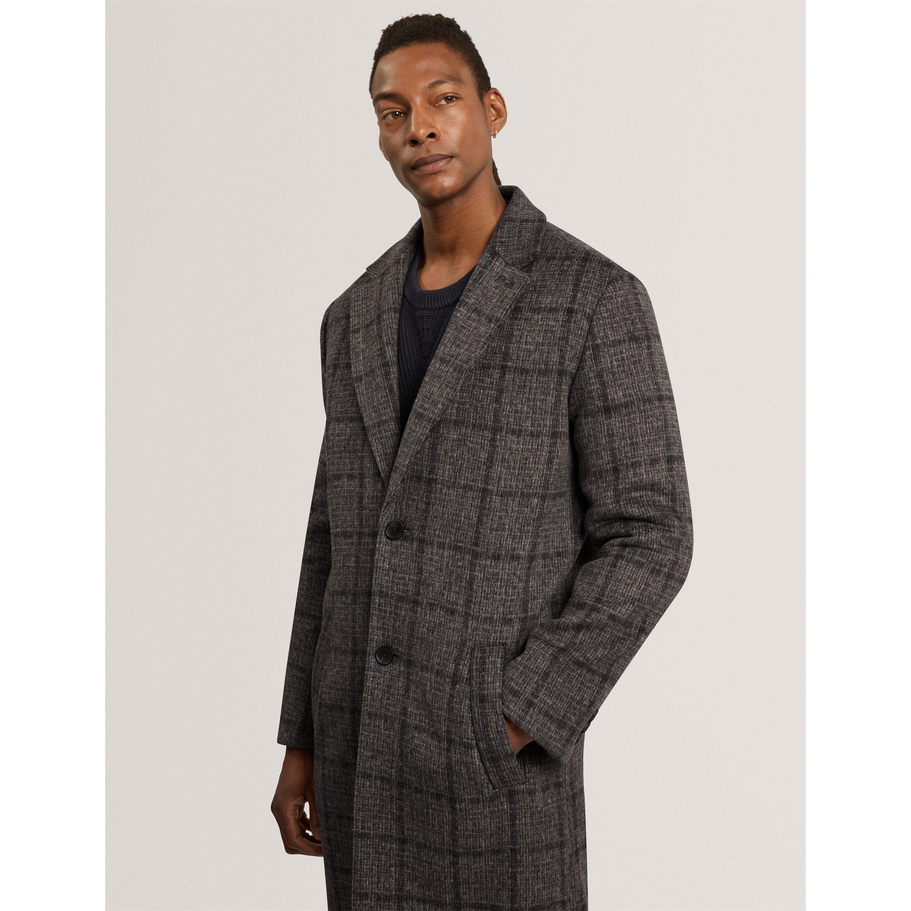 Grey - Ted Baker - Ted Relaxed Fit Coat Sn64 - 1