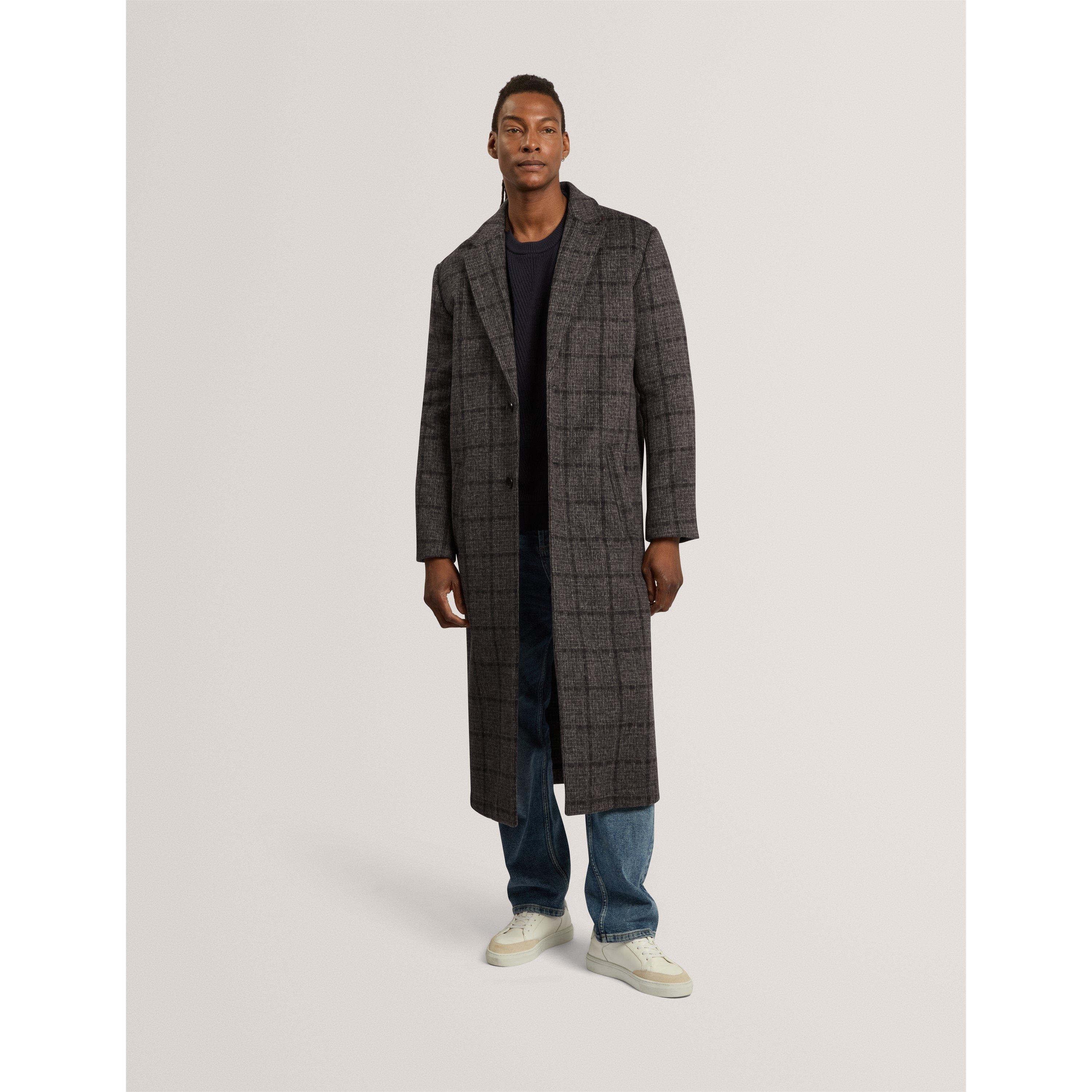 Grey - Ted Baker - Ted Relaxed Fit Coat Sn64 - 2