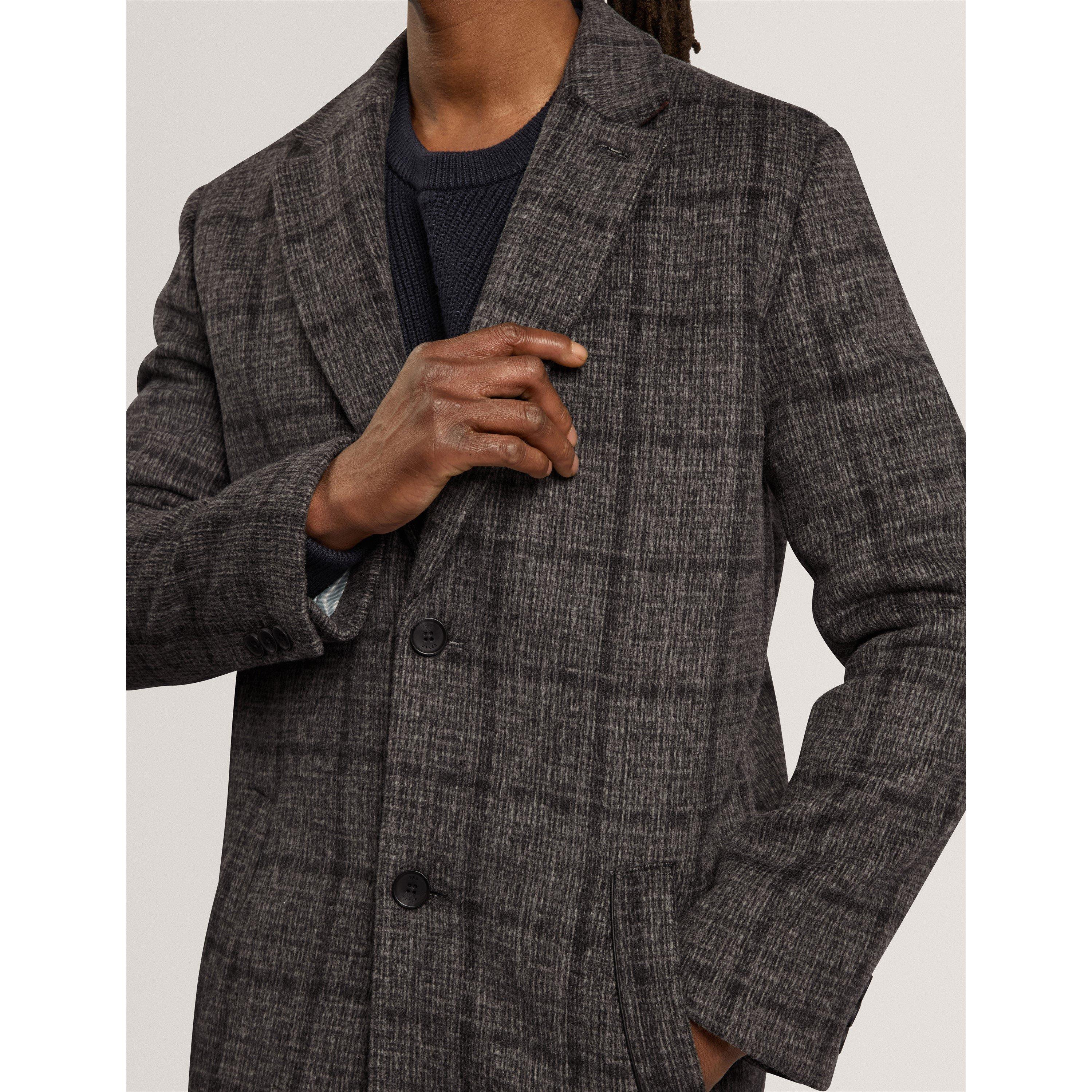 Grey - Ted Baker - Ted Relaxed Fit Coat Sn64 - 3