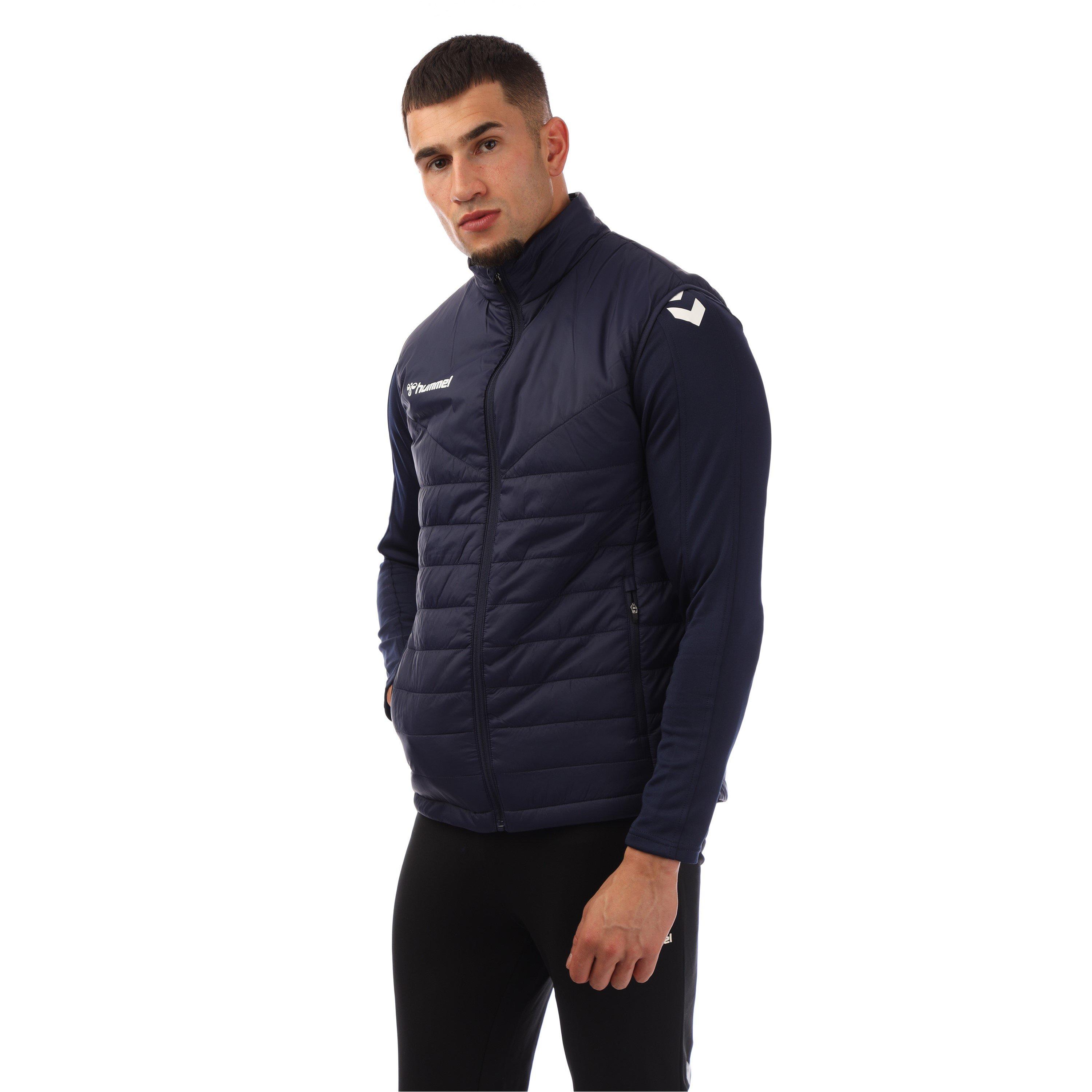 Navy - Hummel - Men's Lightweight Insulated Gilet - 1
