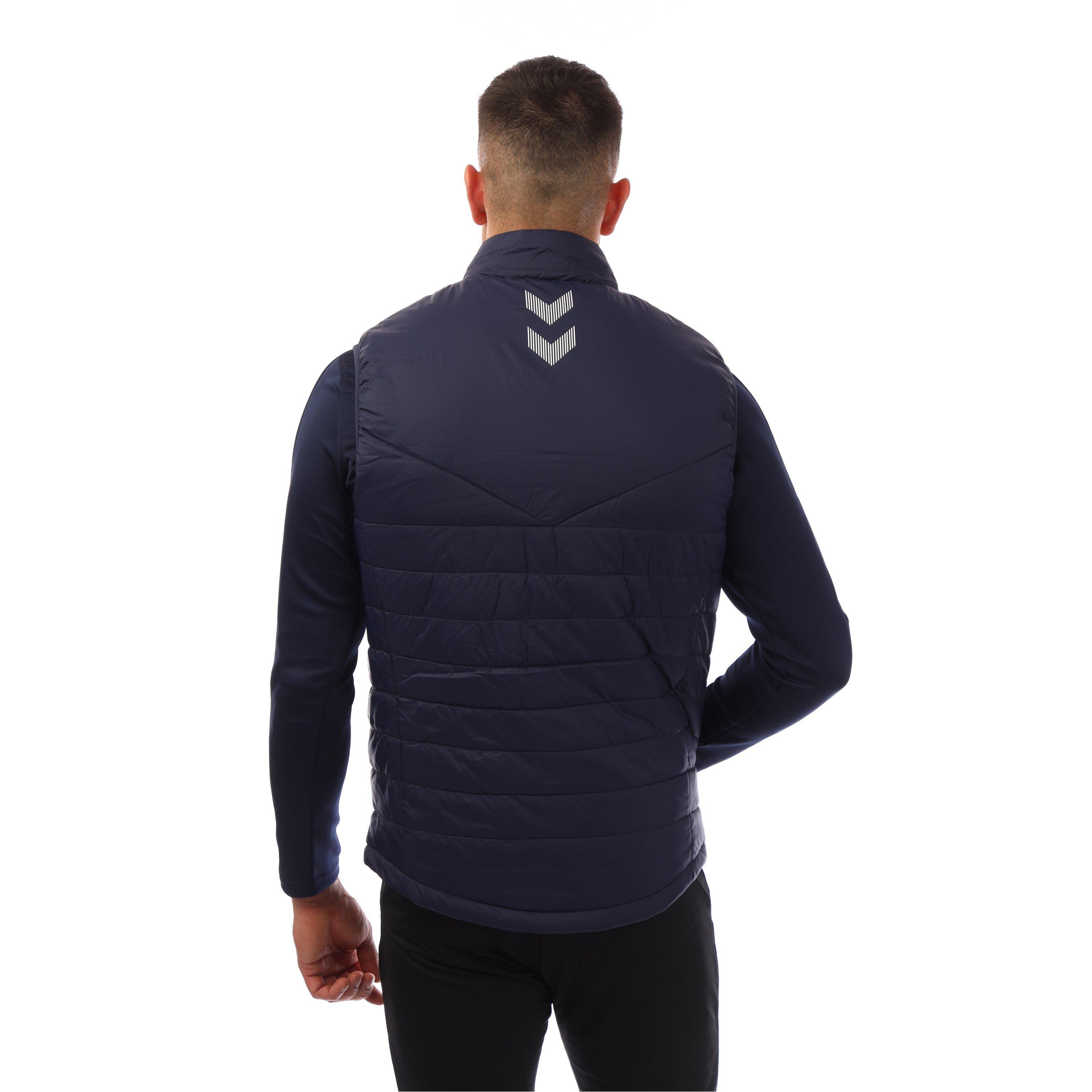 Navy - Hummel - Men's  Lightweight Insulated Gilet - 3