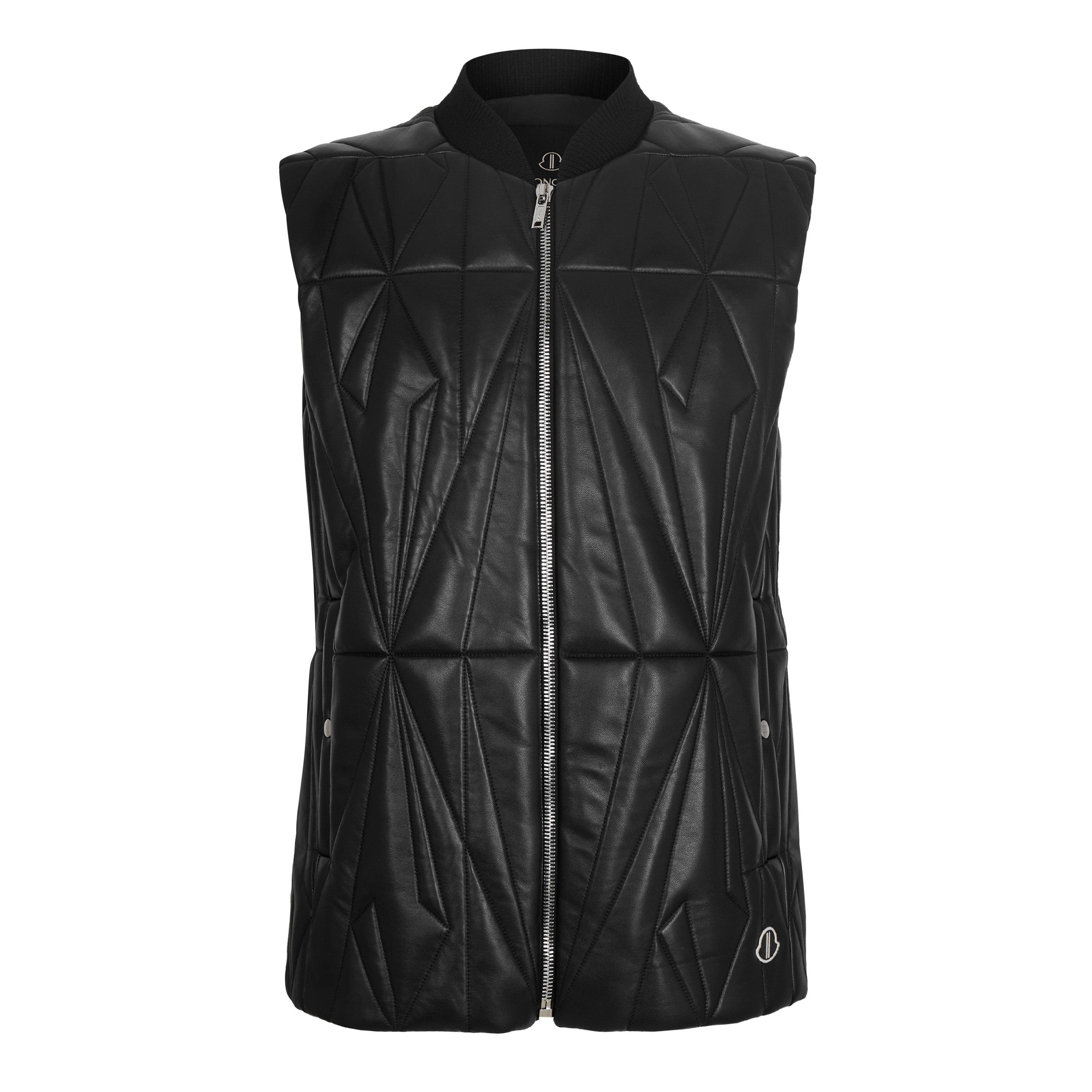 Black - Rick Owens - Mens x Moncler Geocamo Flight Vest - 1