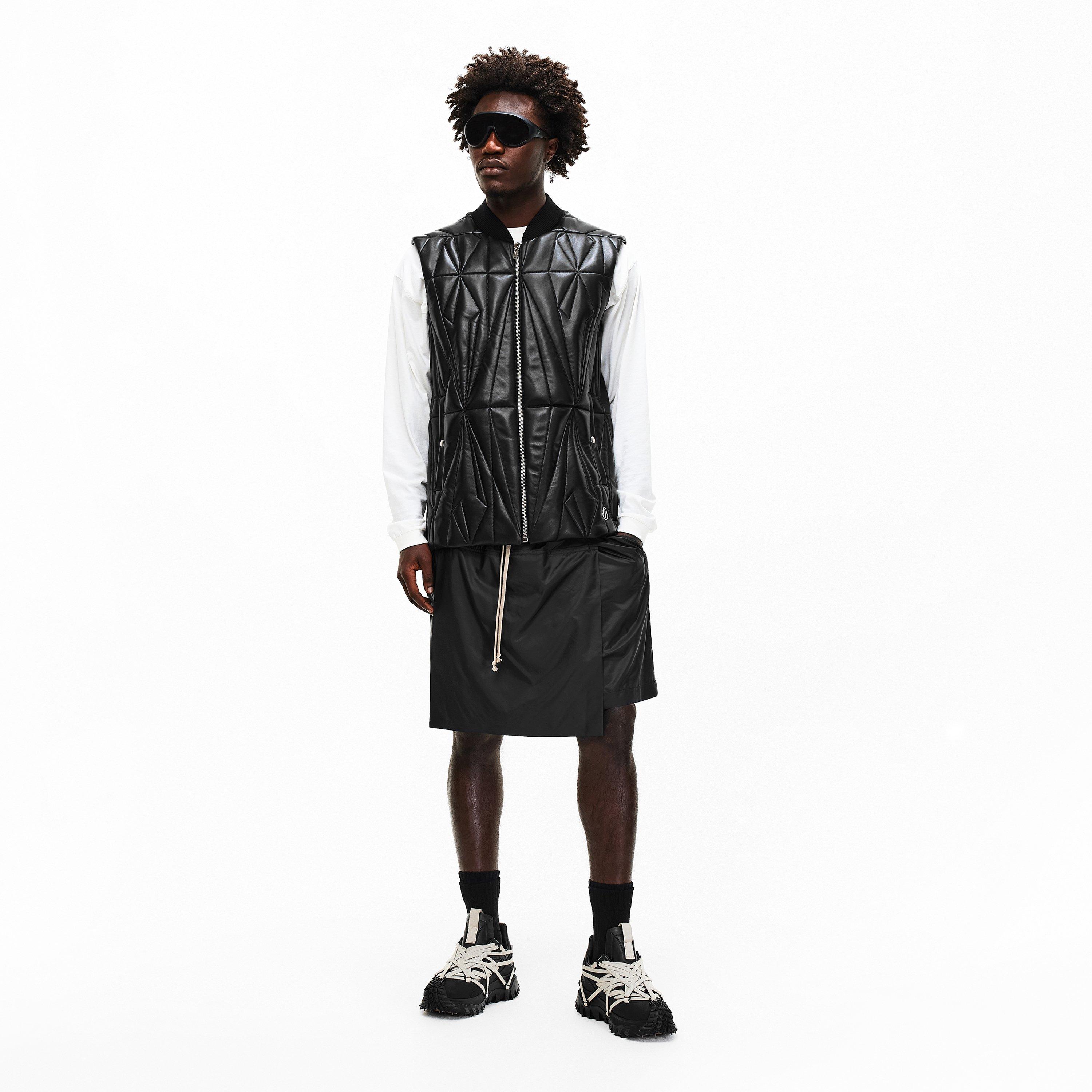 Black - Rick Owens - Mens x Moncler Geocamo Flight Vest - 6