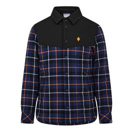 Marcelo Burlon Cross Check Padded Overshirt