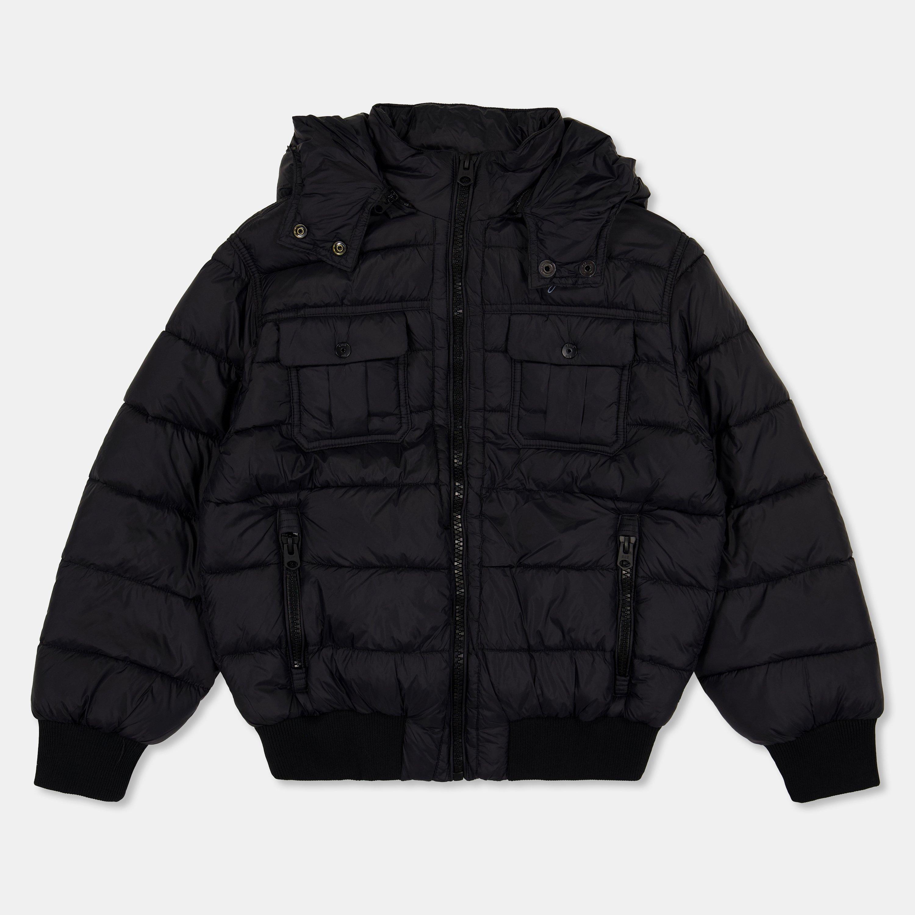 G Star Girls Kids' Insulated Short Puffer Jacket - Black - 8Y