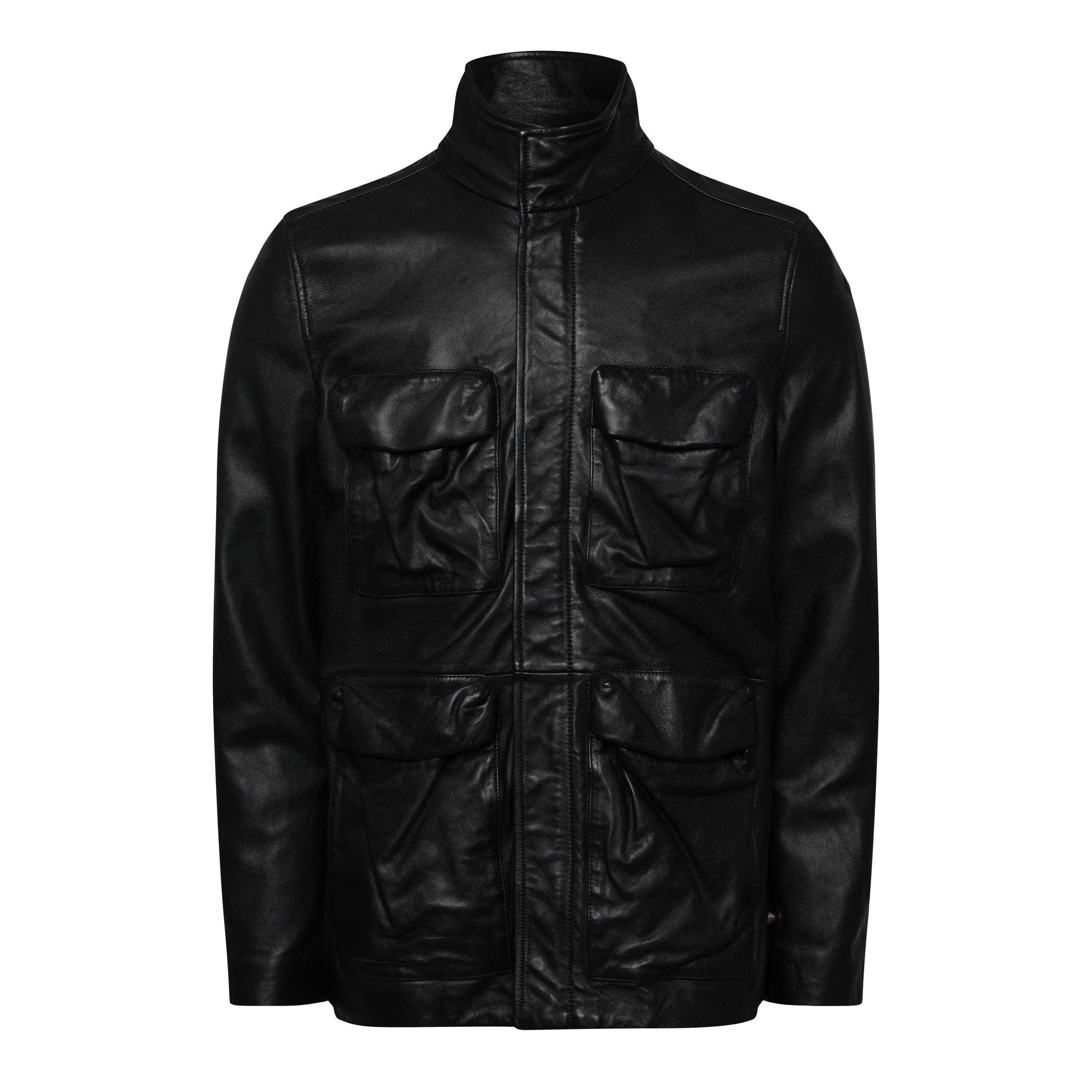 Black Black B - Diesel - Men's L-Gast Leather Jacket - 1