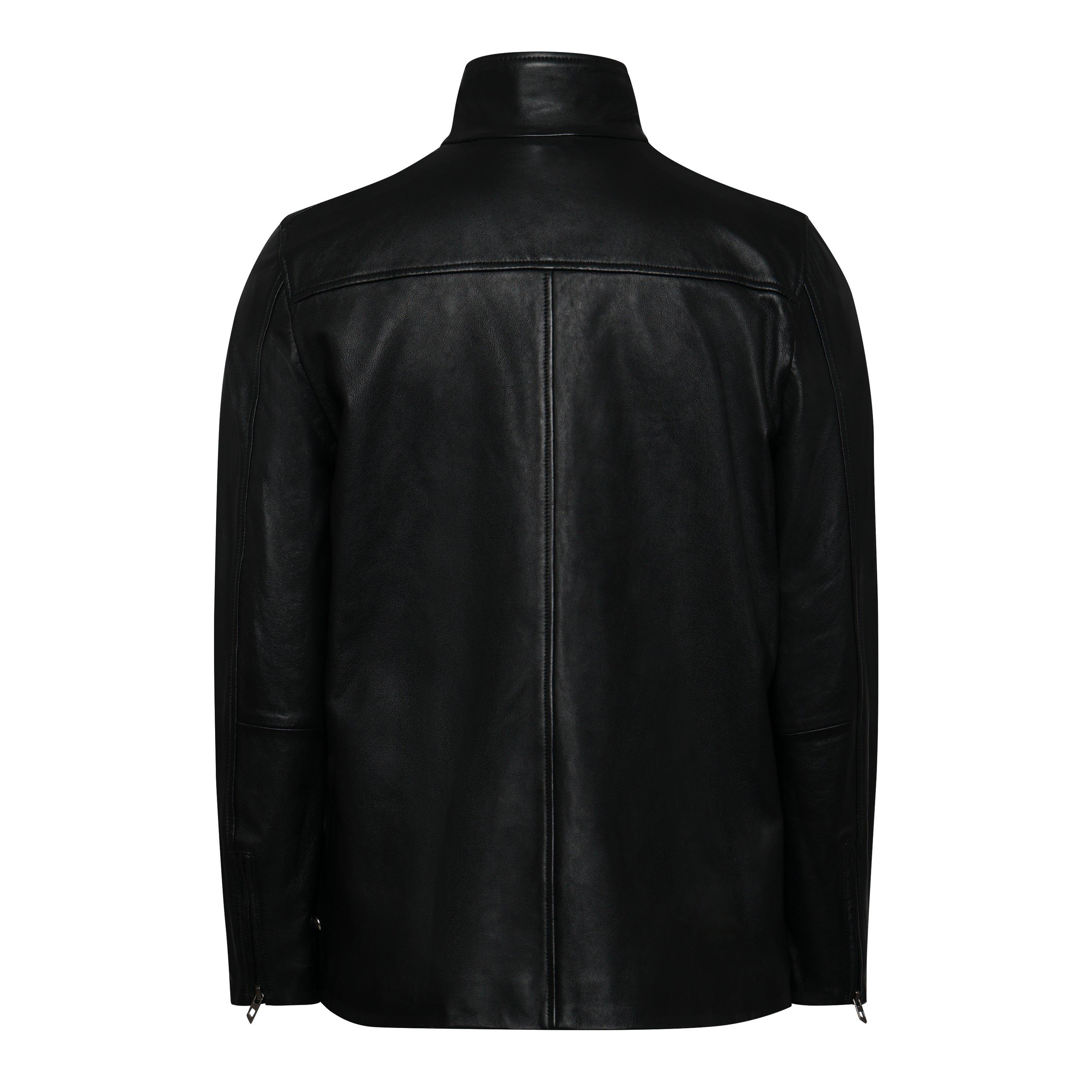 Black Black B - Diesel - Men's L-Gast Leather Jacket - 2