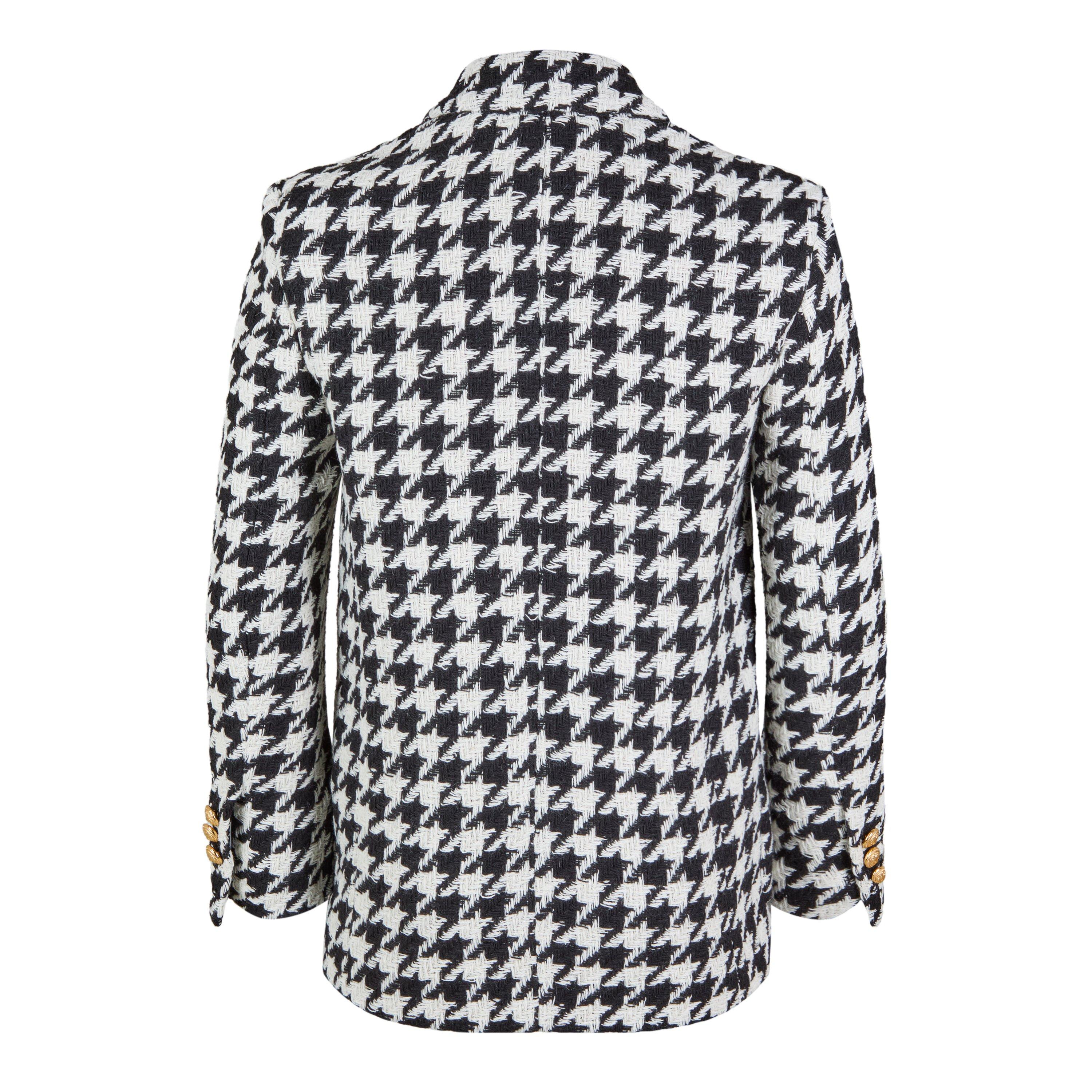 black/ivory - Balmain - Unisex Kids Structured Blazer - 2