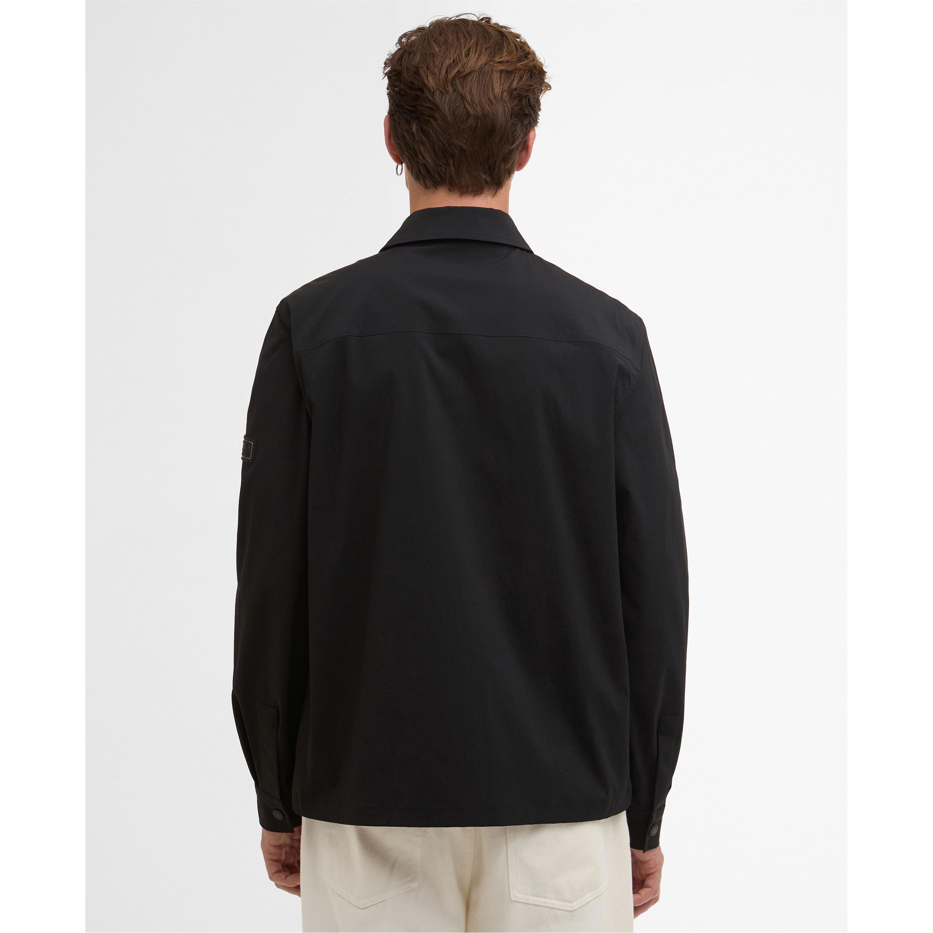 Black BK11 - Barbour International - Mens Tucson Overshirt - 3