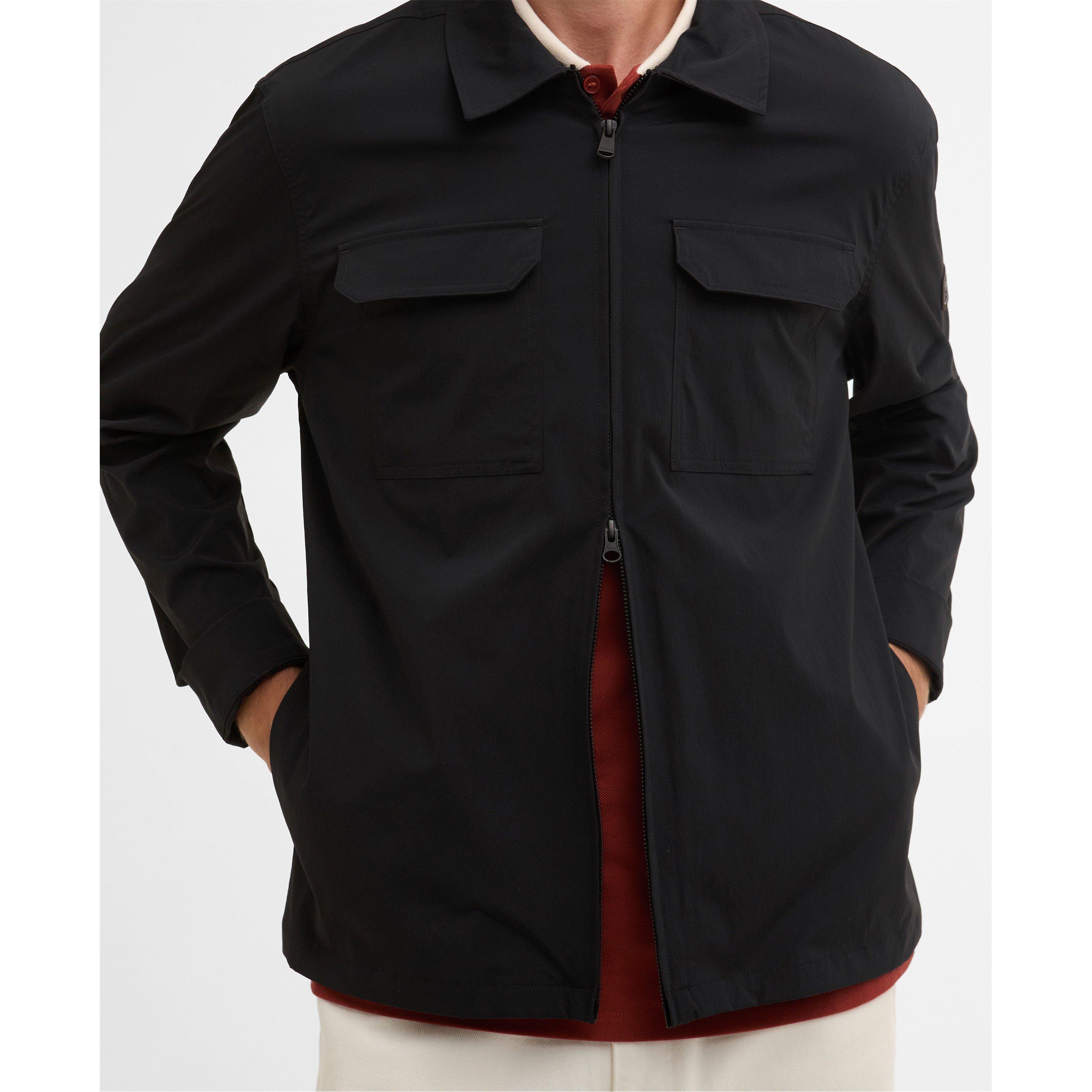 Black BK11 - Barbour International - Mens Tucson Overshirt - 5