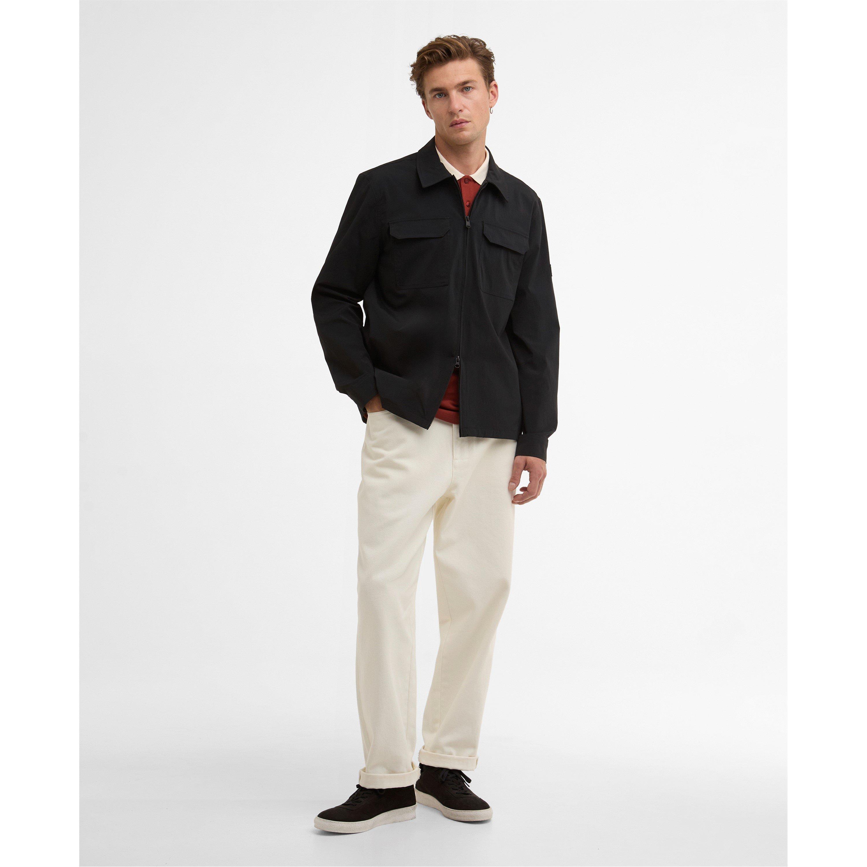 Black BK11 - Barbour International - Mens Tucson Overshirt - 6