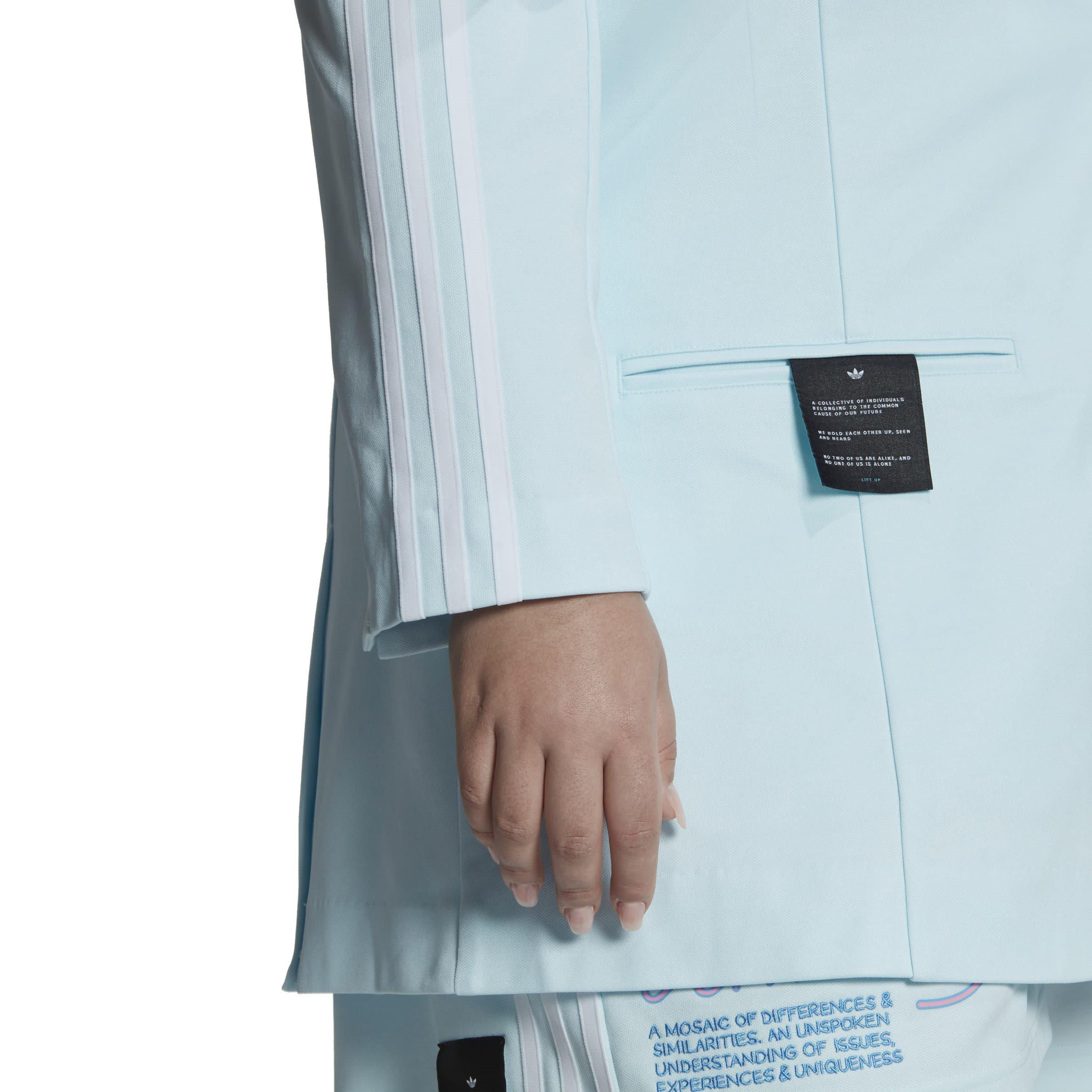 Blue - adidas Originals - Adidas Long Sleeve Blazer - 5