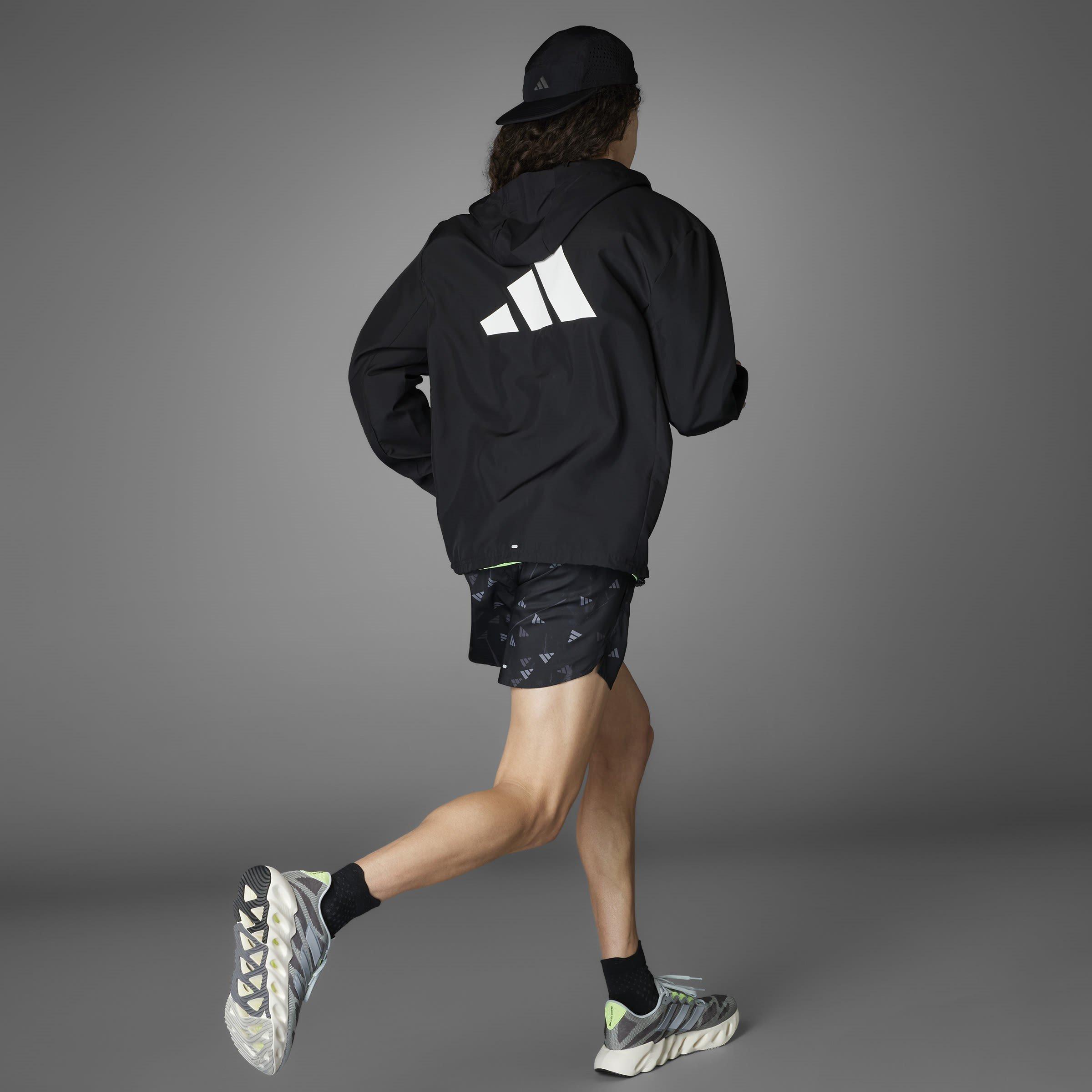 Black - adidas - Run It AEROREADY Reflective Performance Running Jacket - 12