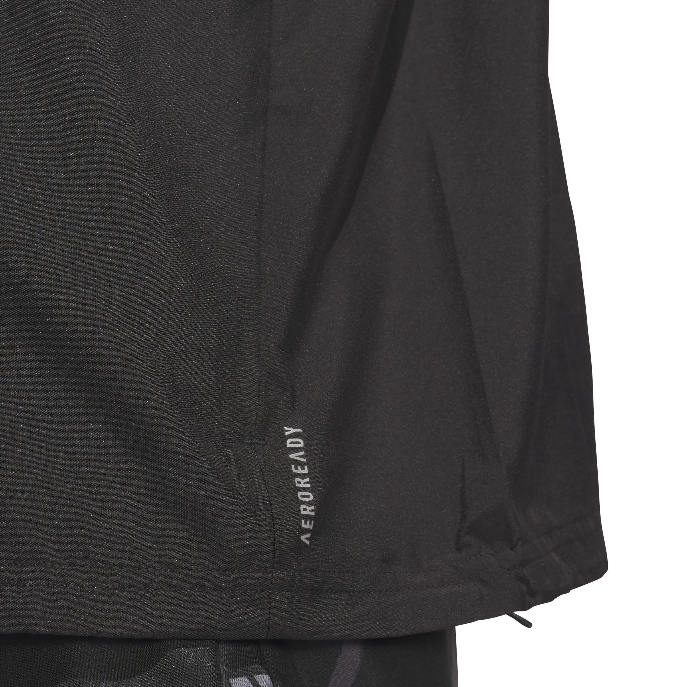 Black - adidas - Run It AEROREADY Reflective Performance Running Jacket - 5