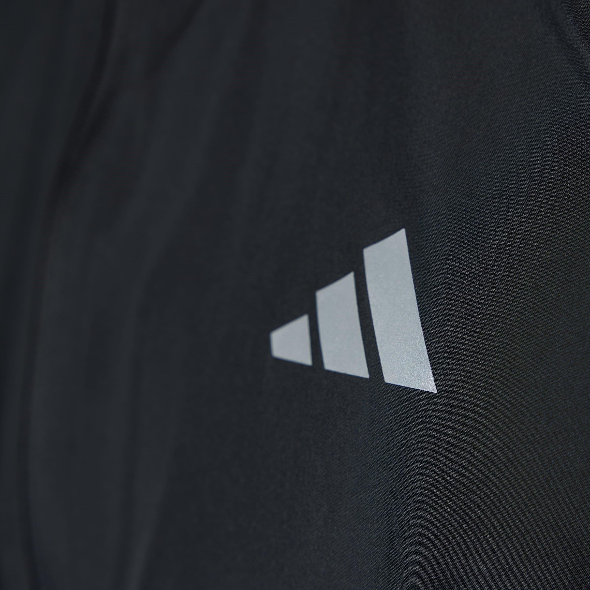 Black - adidas - Run It AEROREADY Reflective Performance Running Jacket - 10