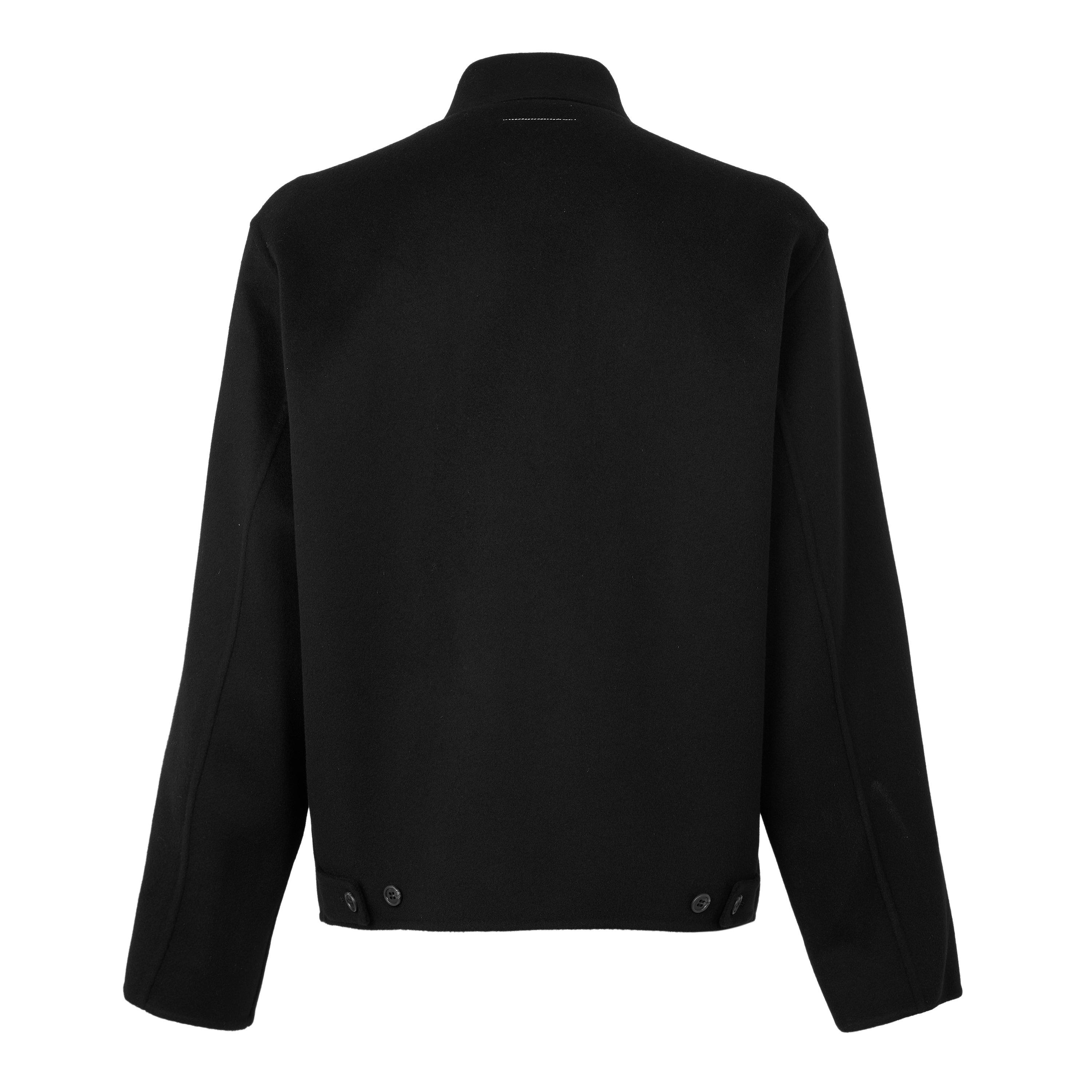 Black - MM6 Maison Margiela - MM6 Mai Wool FZ Jkt Sn63 - 2