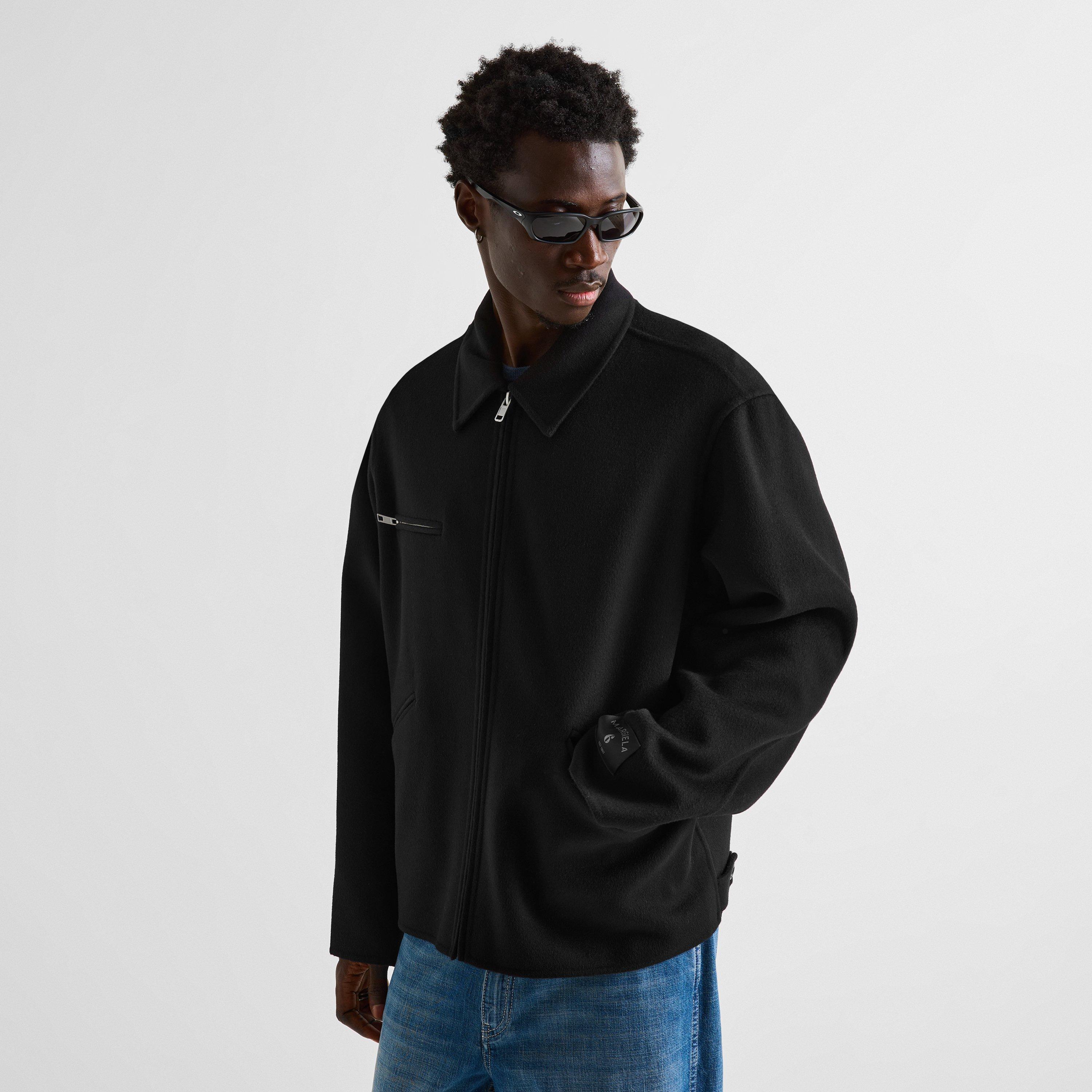 Black - MM6 Maison Margiela - Double Faced Wool Zip Jacket - 3