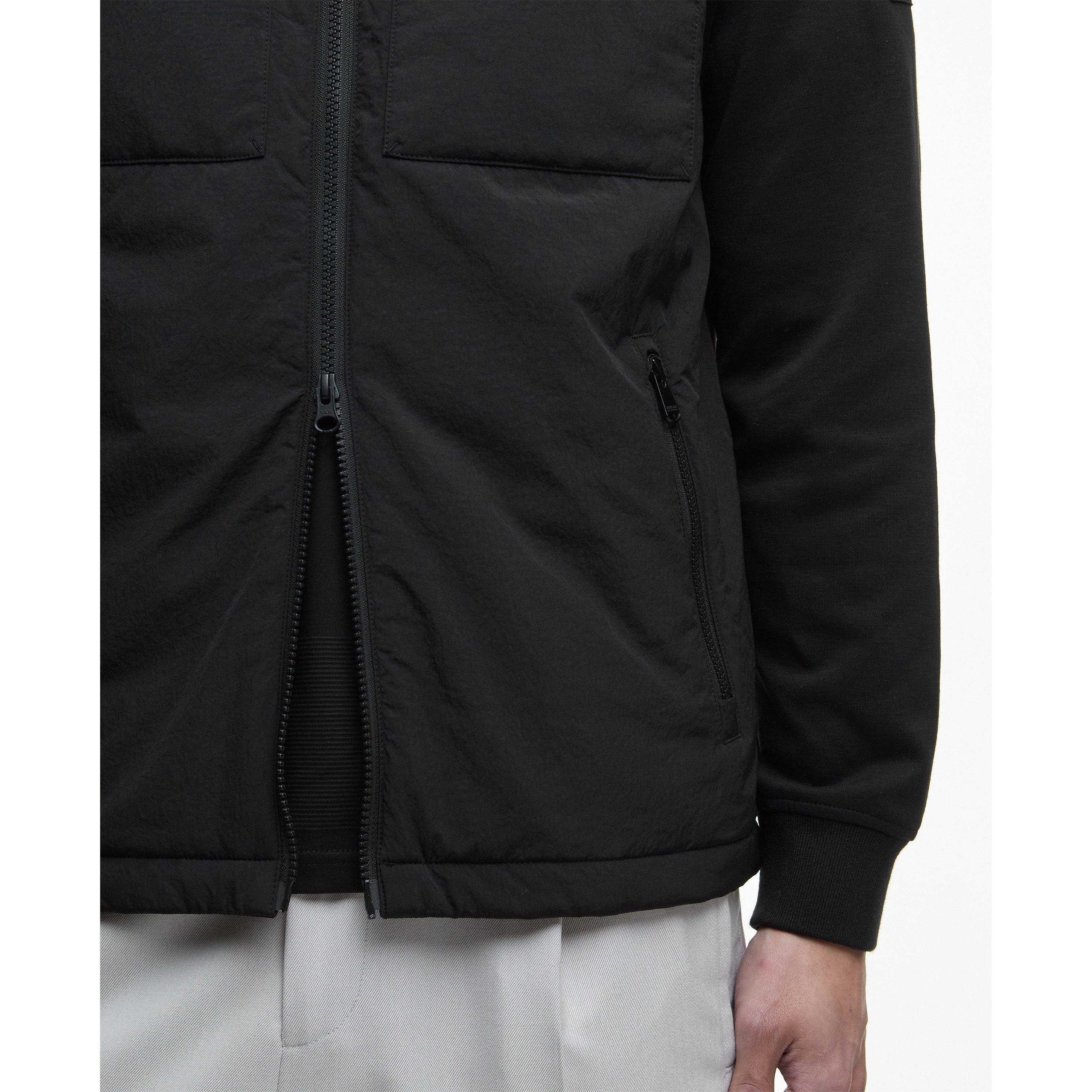 Black BK11 - Barbour International - Mens Ethan Quilted Sweatshirt - 8