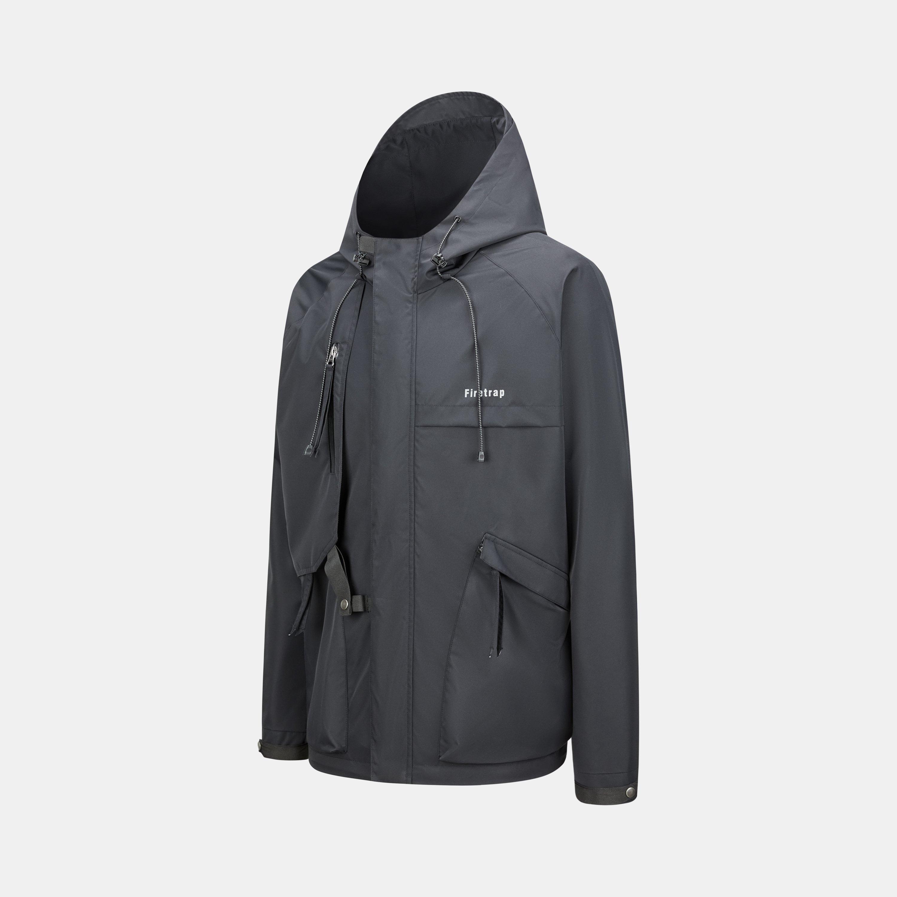 Black - Firetrap - Windbrk Jkt Sn62 - 3