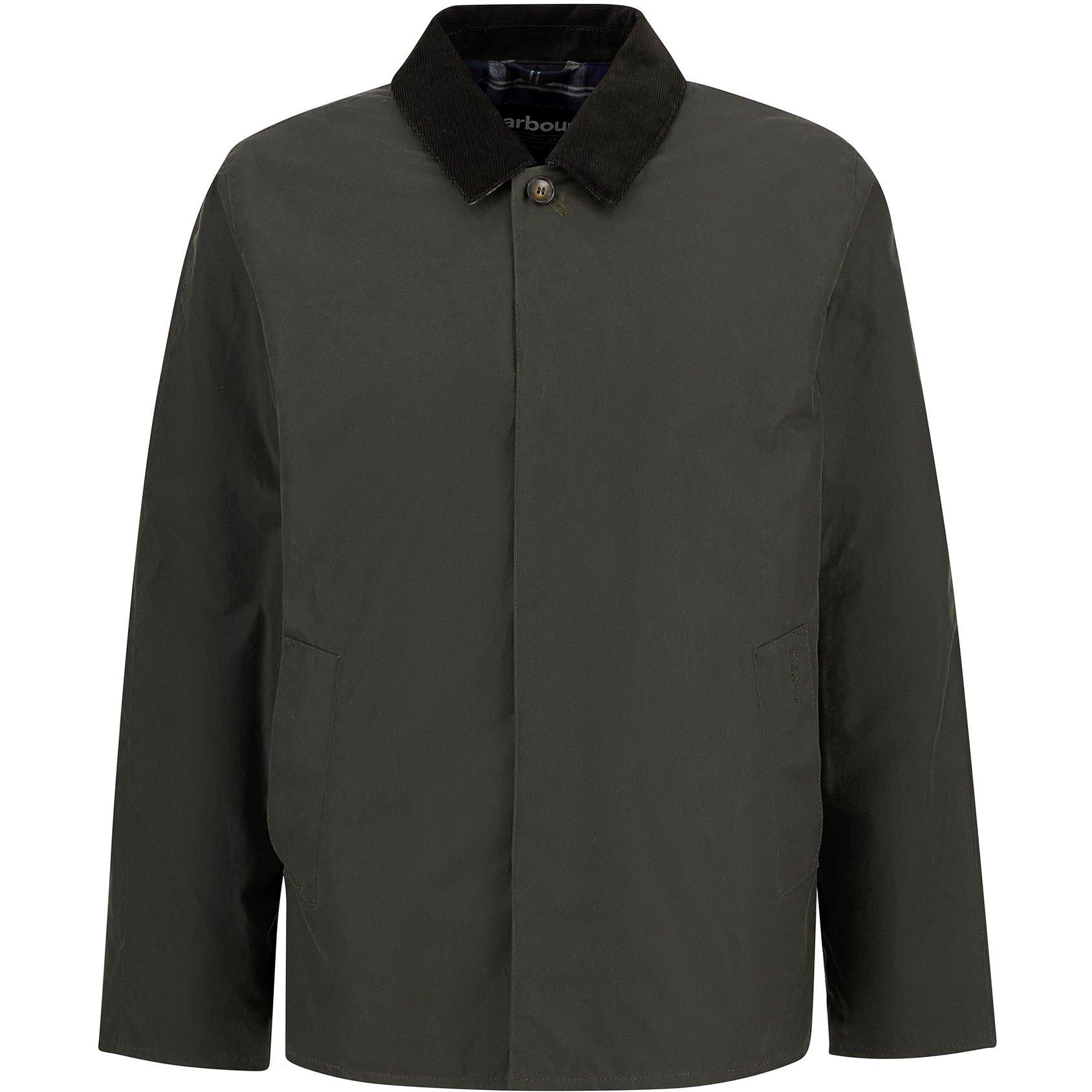 Olive OL99 - Barbour - Mens Lorden Waxed Mac - 1
