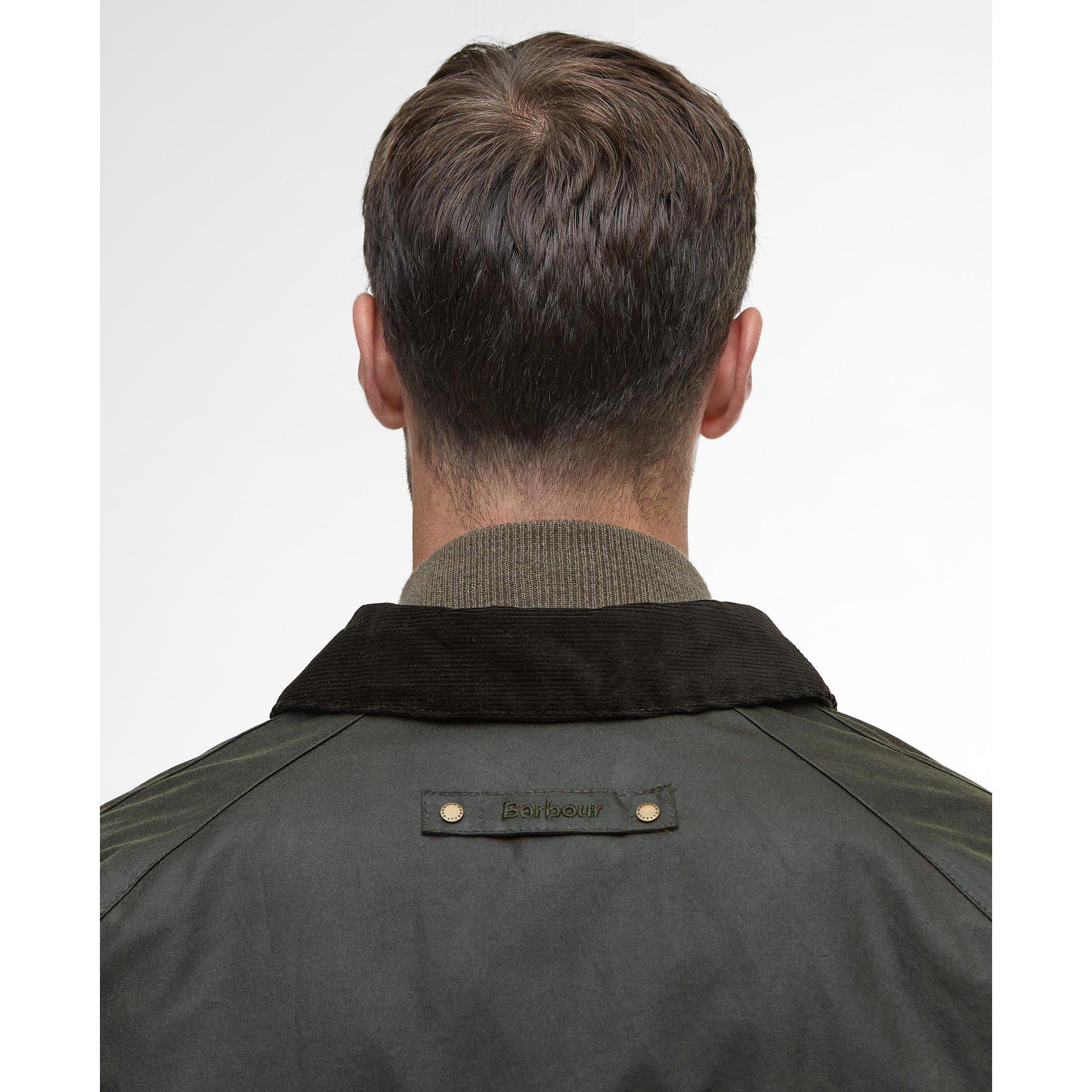 Olive OL99 - Barbour - Mens Lorden Waxed Mac - 6