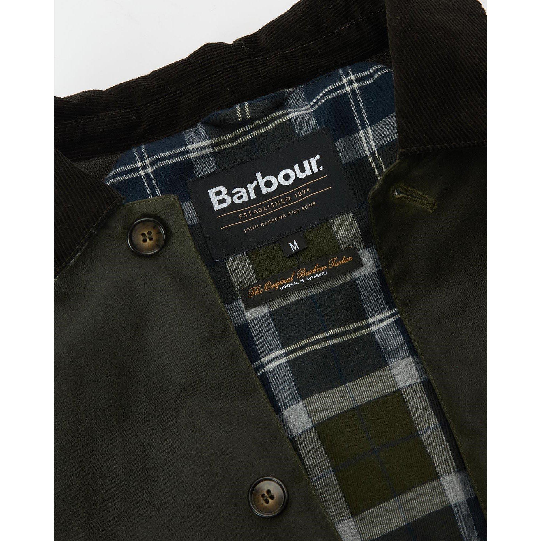 Olive OL99 - Barbour - Mens Lorden Waxed Mac - 7