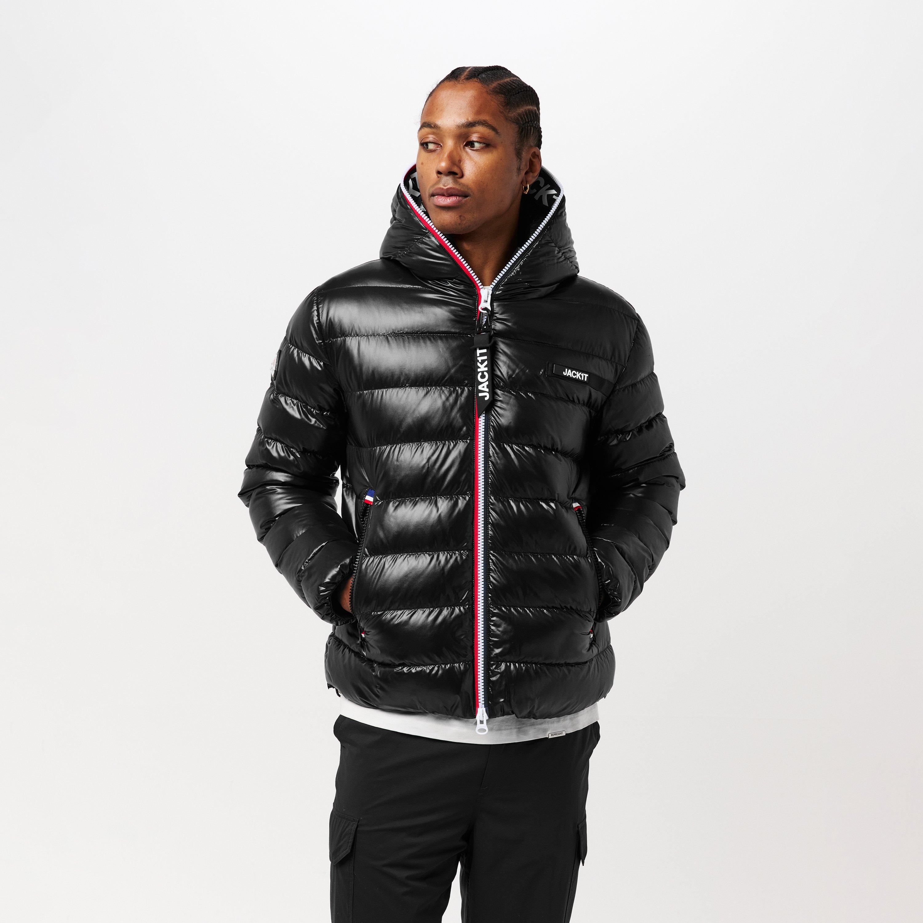 Black - Jack1t - Men's Tricolore Insulated Medium Puffer Jacket - 3