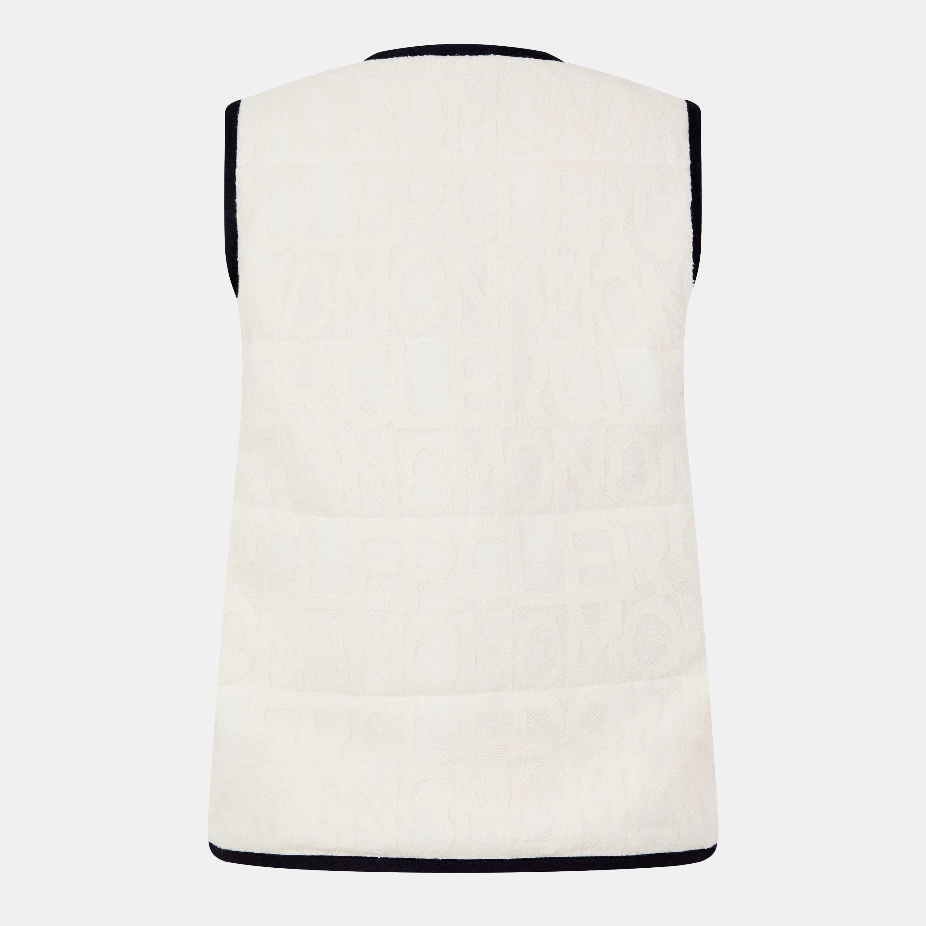 Natural 034 - Moncler - Women's  Quilted Sleeveless Gilet - 2
