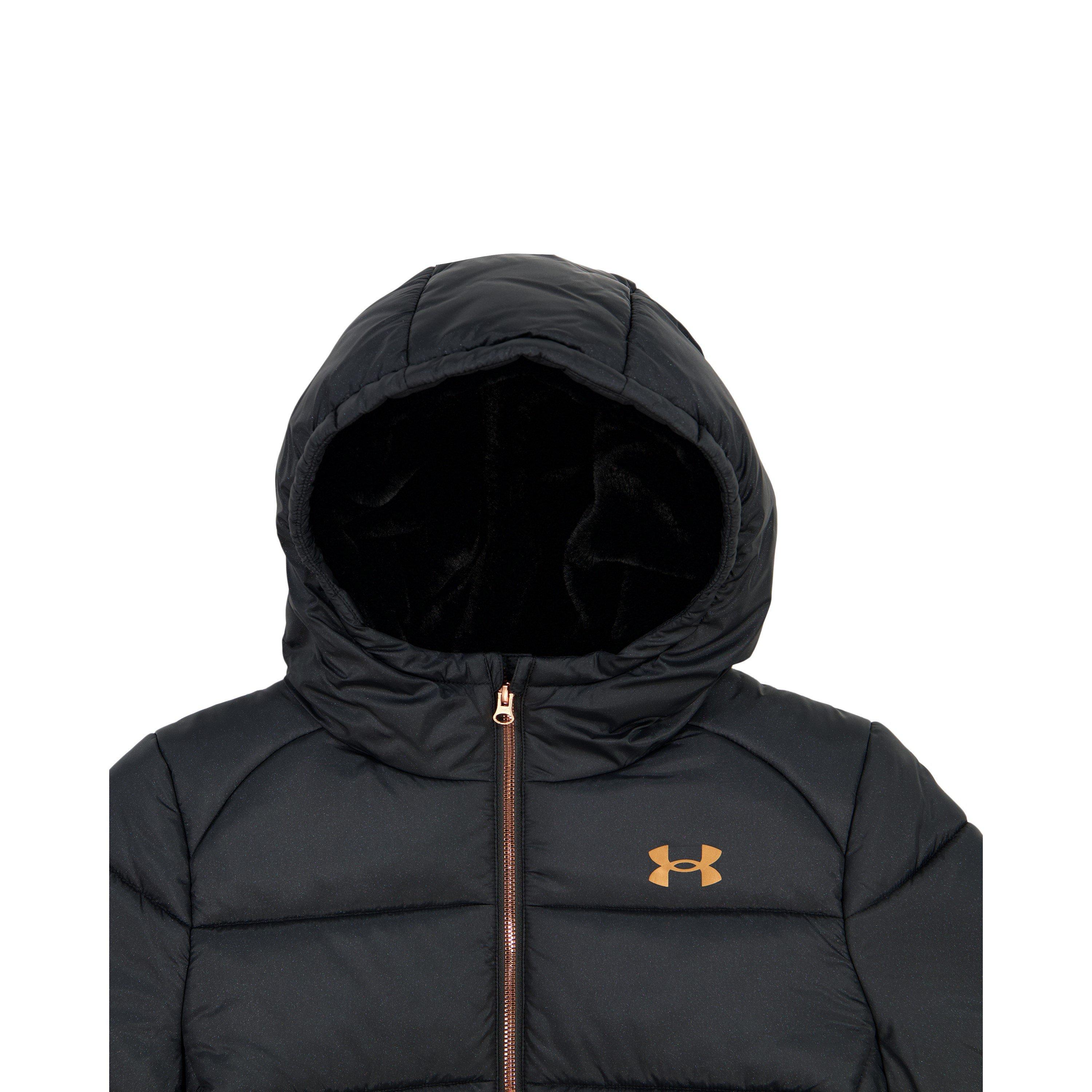 Black/RGold - Under Armour - Kids' Willow Puffer Jacket - 2