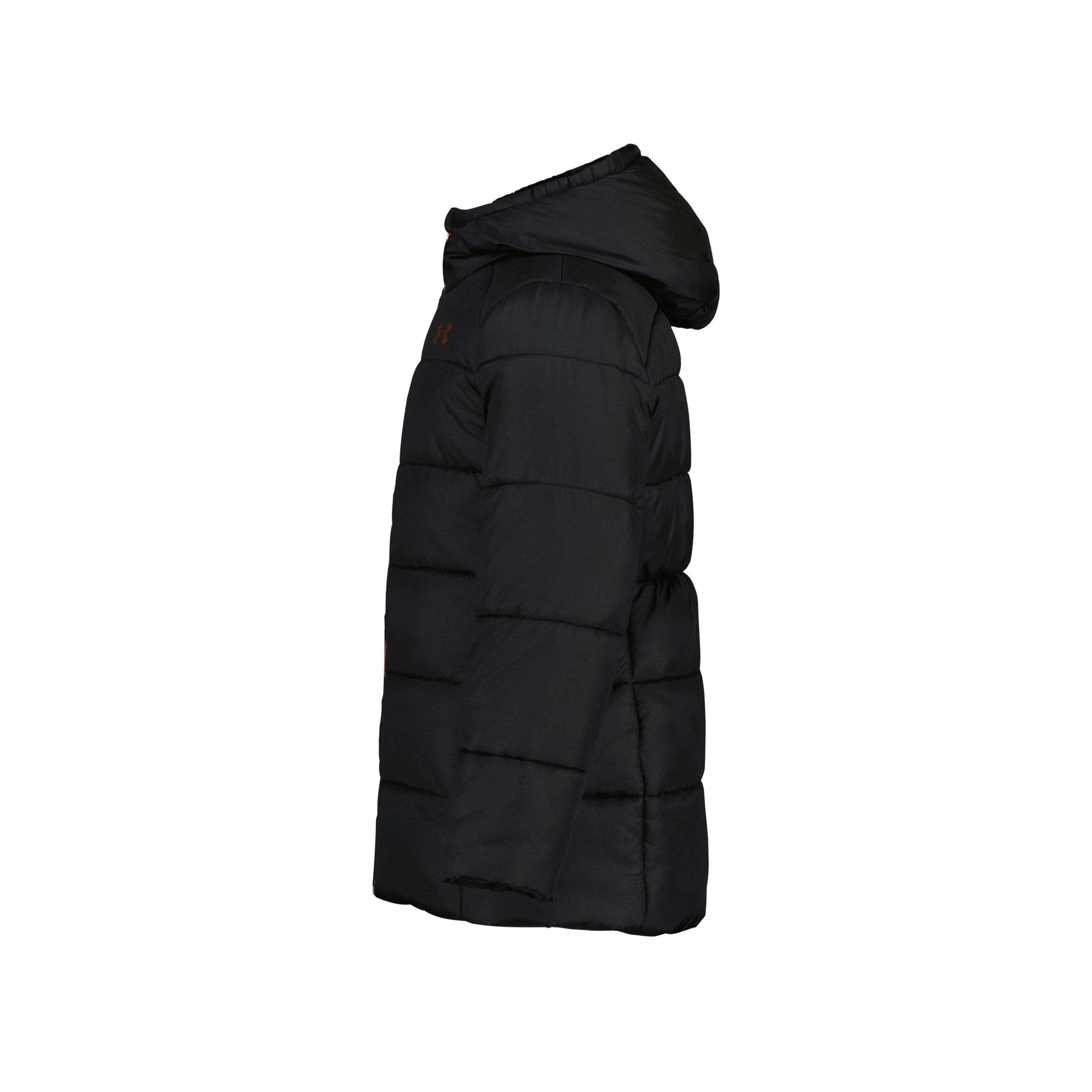 Black/RGold - Under Armour - Kids' Willow Puffer Jacket - 4