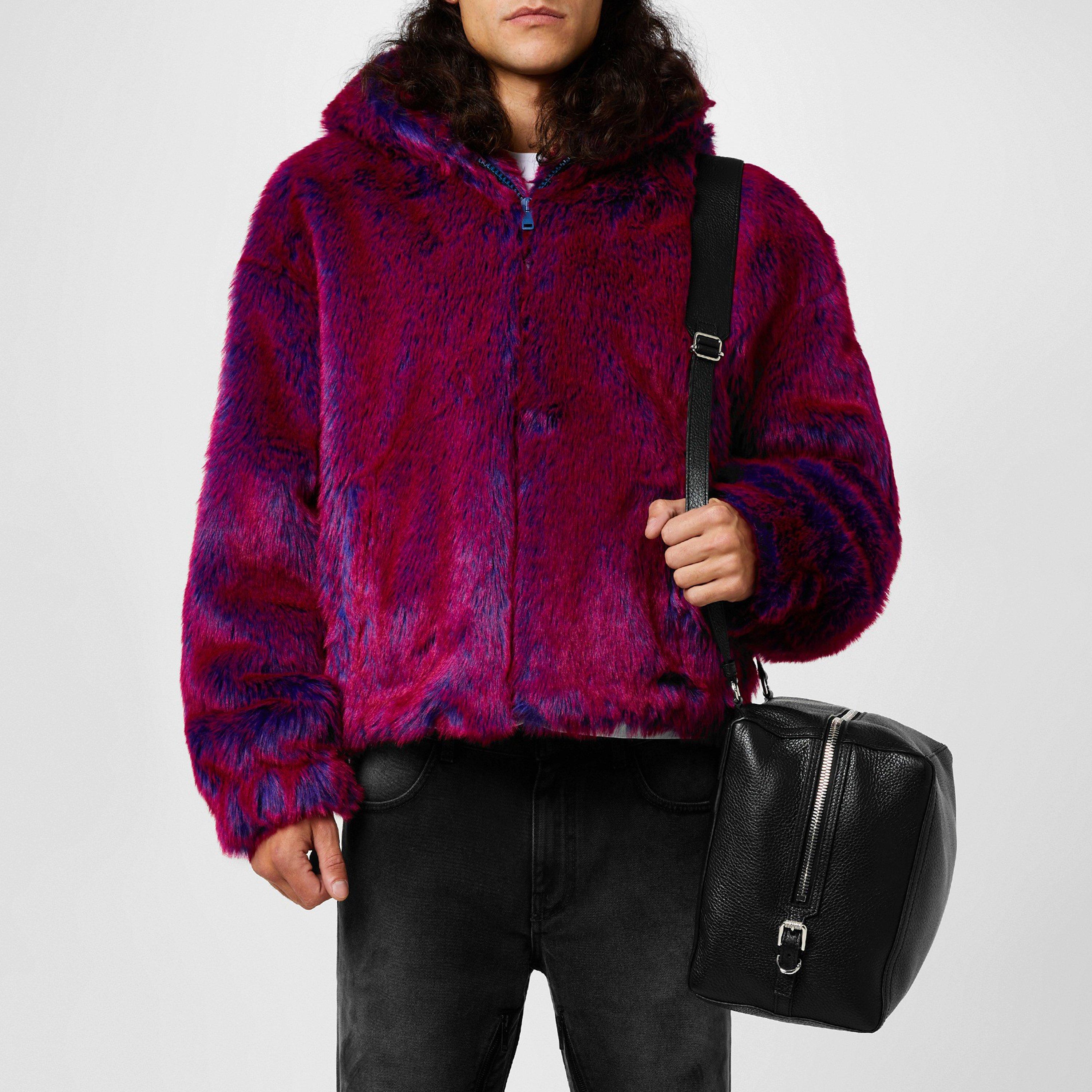 Pink/Blue - GIVENCHY - Cropped Varsity Jacket - 1