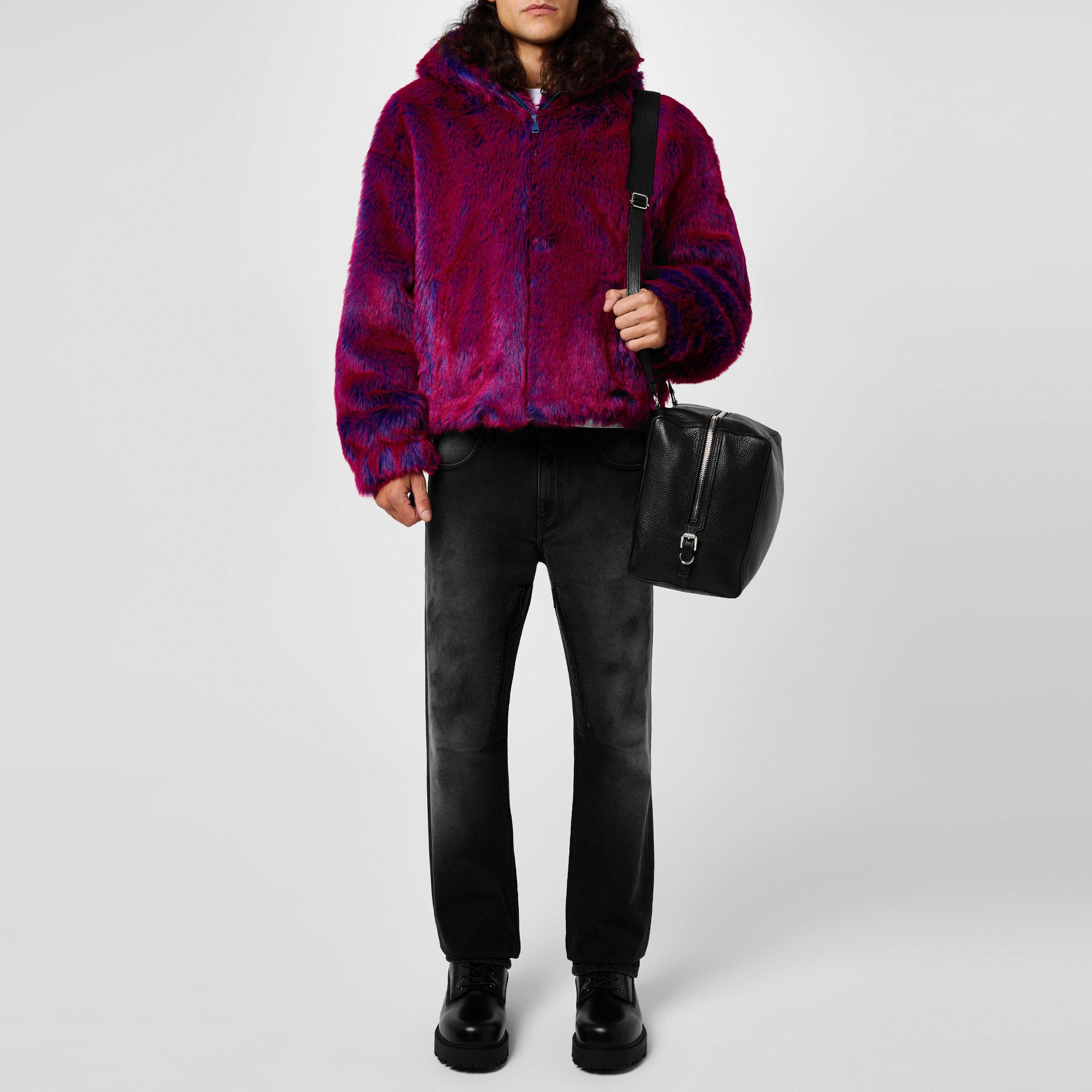 Pink/Blue - GIVENCHY - Cropped Varsity Jacket - 4