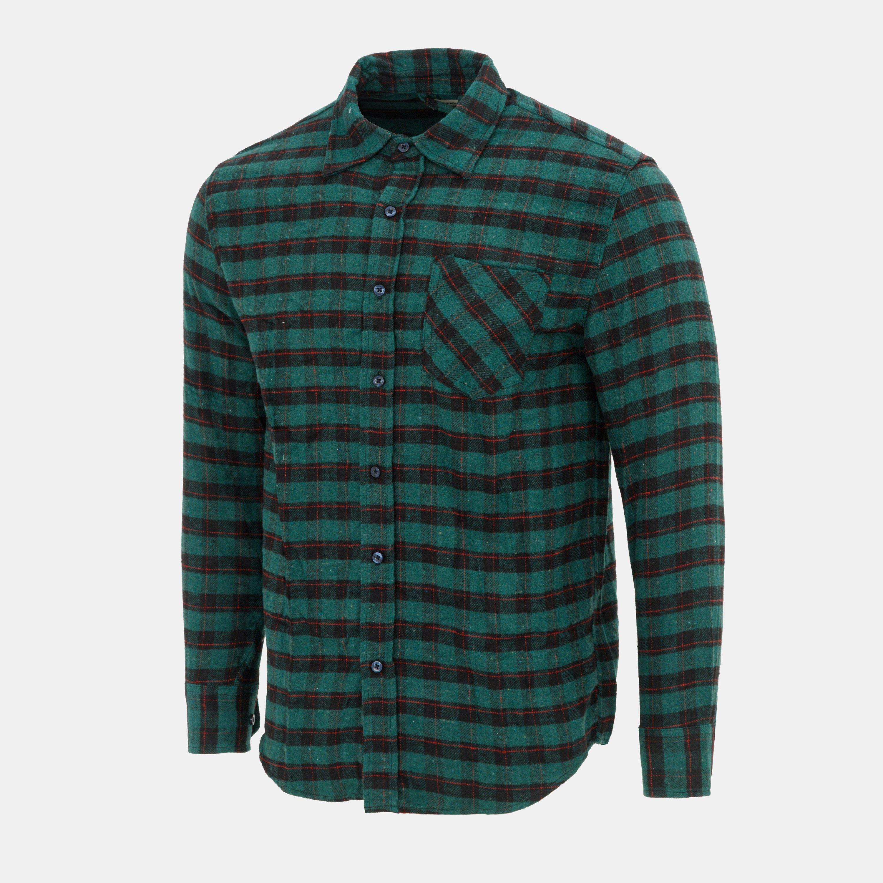 Green/Black - Firetrap - Check Shirt Mens - 3