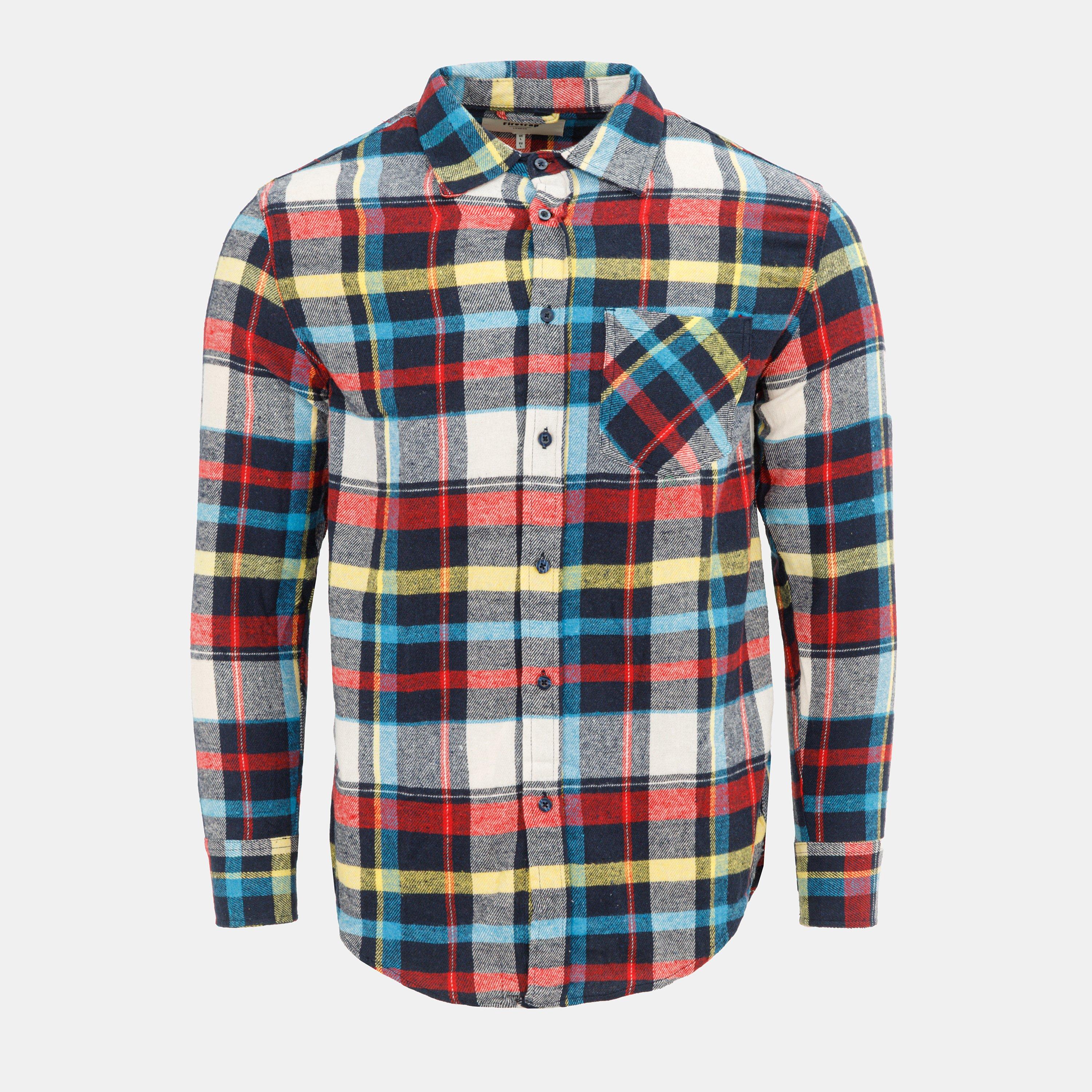 Multi - Firetrap - Check Shirt Mens - 1