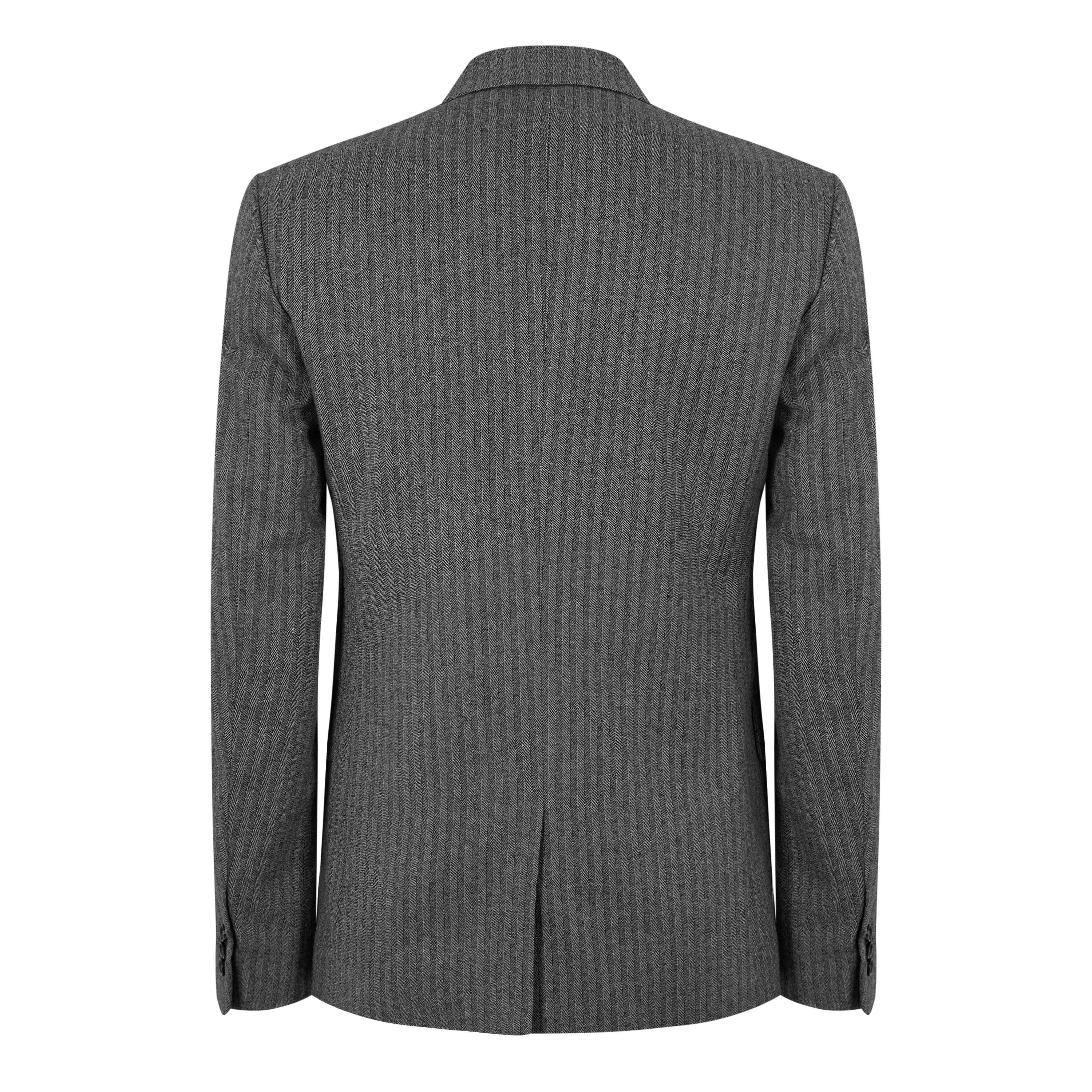 Grey Mel - Bottega Veneta - Men's Contemporary Italian Blazer - 2