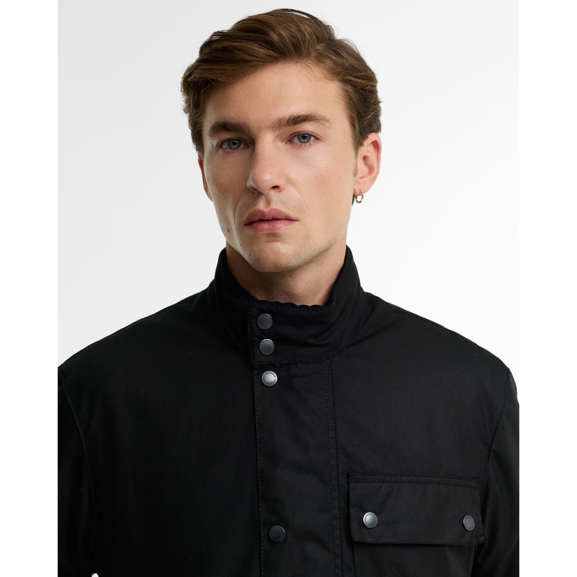 Black BK71 - Barbour International - B.Int Gadsden Wax Jk Sn71 - 4