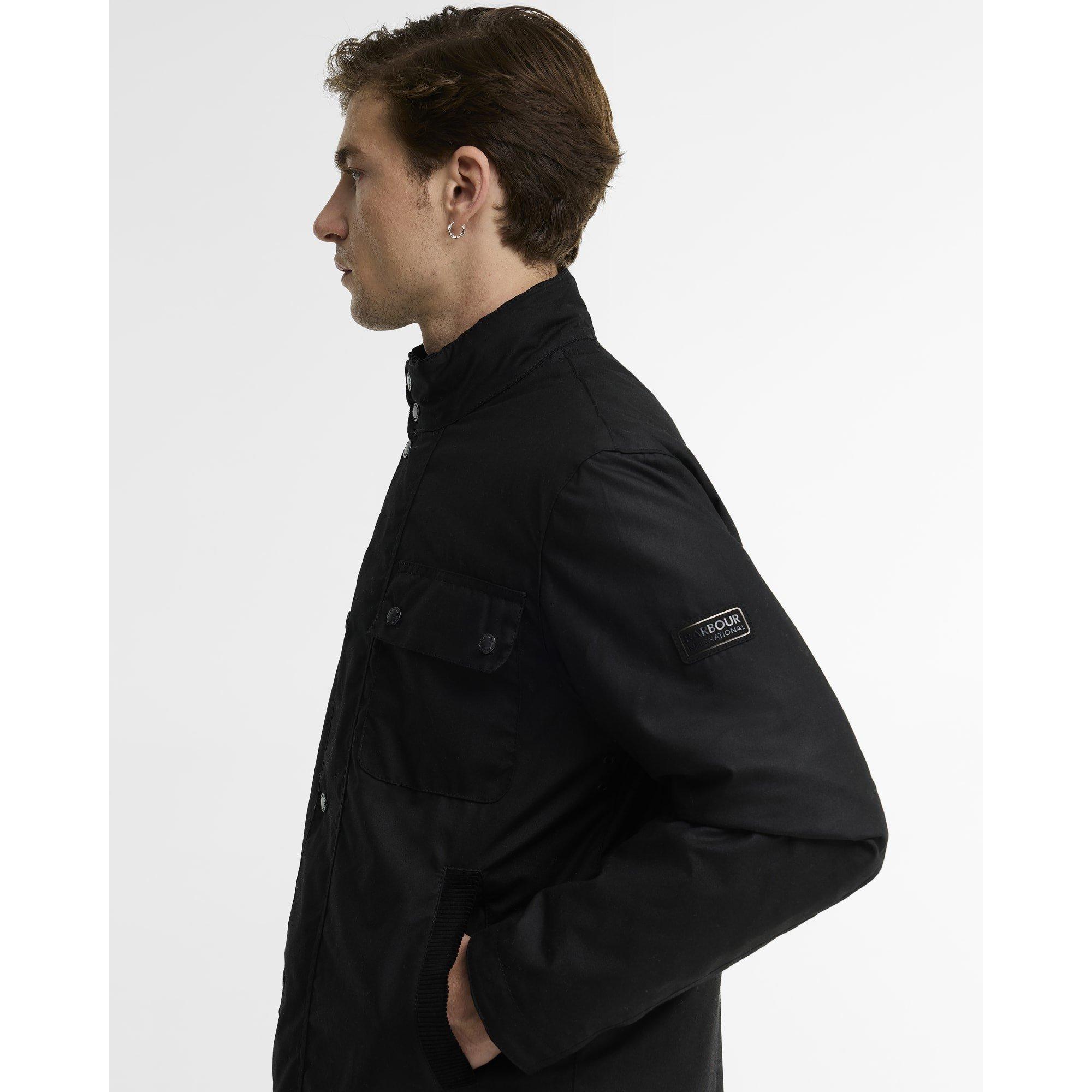 Black BK71 - Barbour International - B.Int Gadsden Wax Jk Sn71 - 5