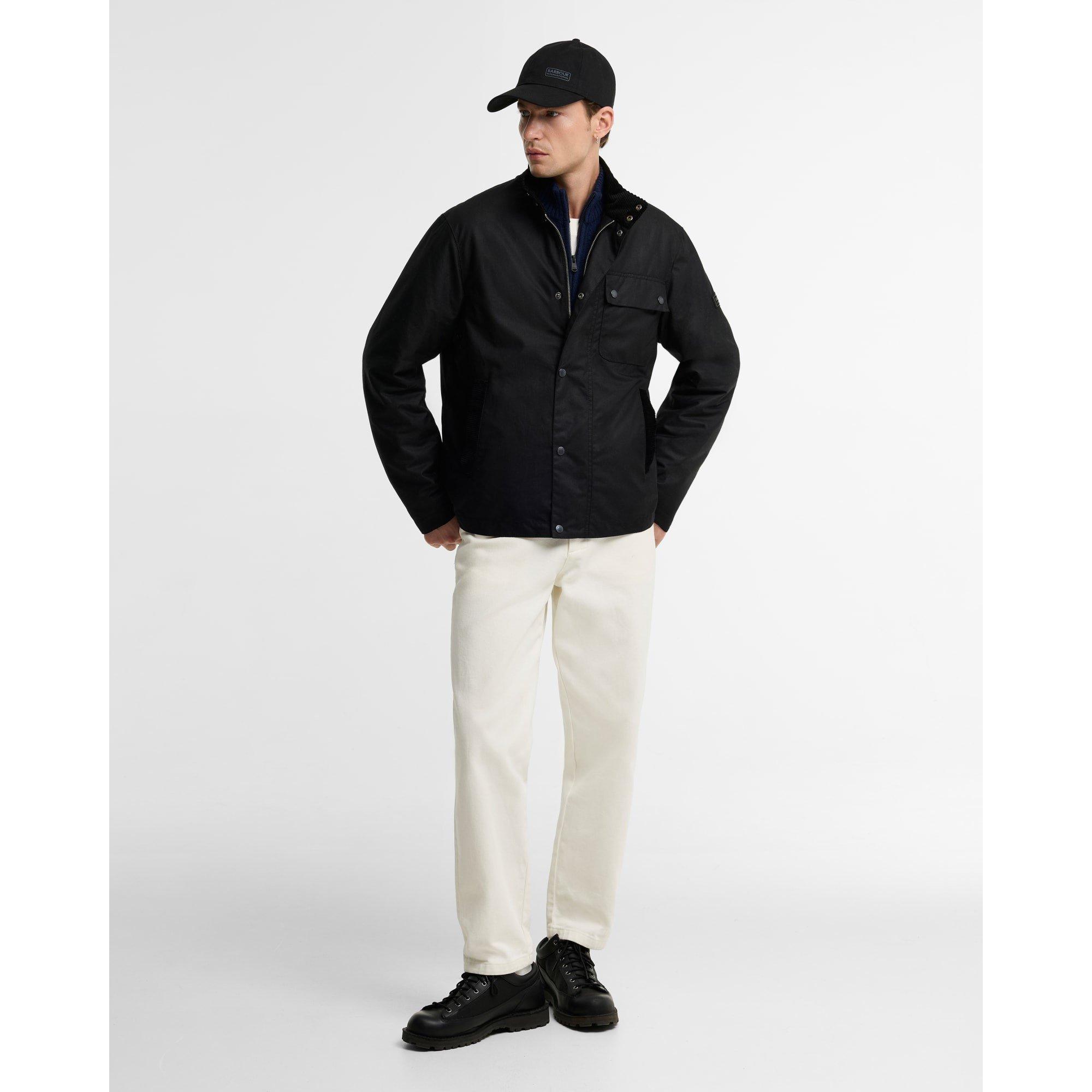 Black BK71 - Barbour International - B.Int Gadsden Wax Jk Sn71 - 6