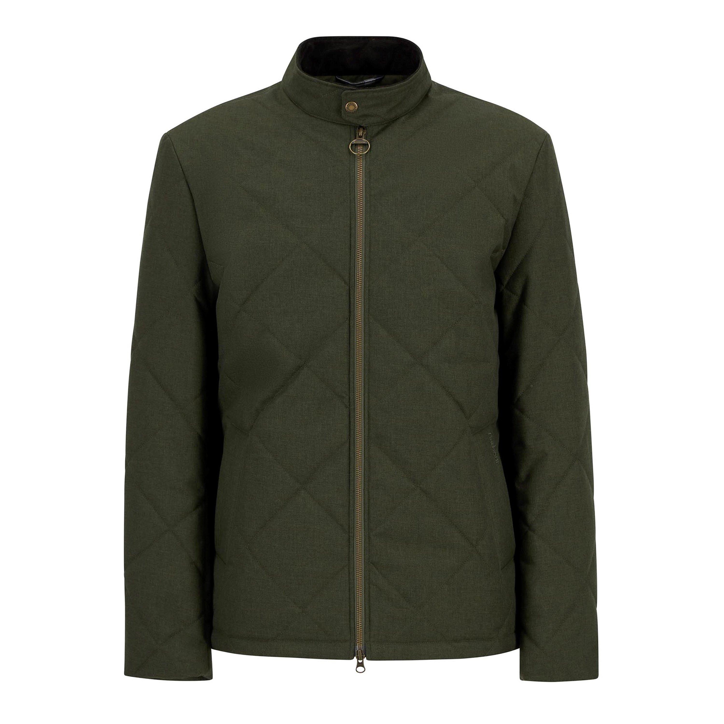 Barbour Mens City Harrington Quilted Jacket - Olive OL71 - M