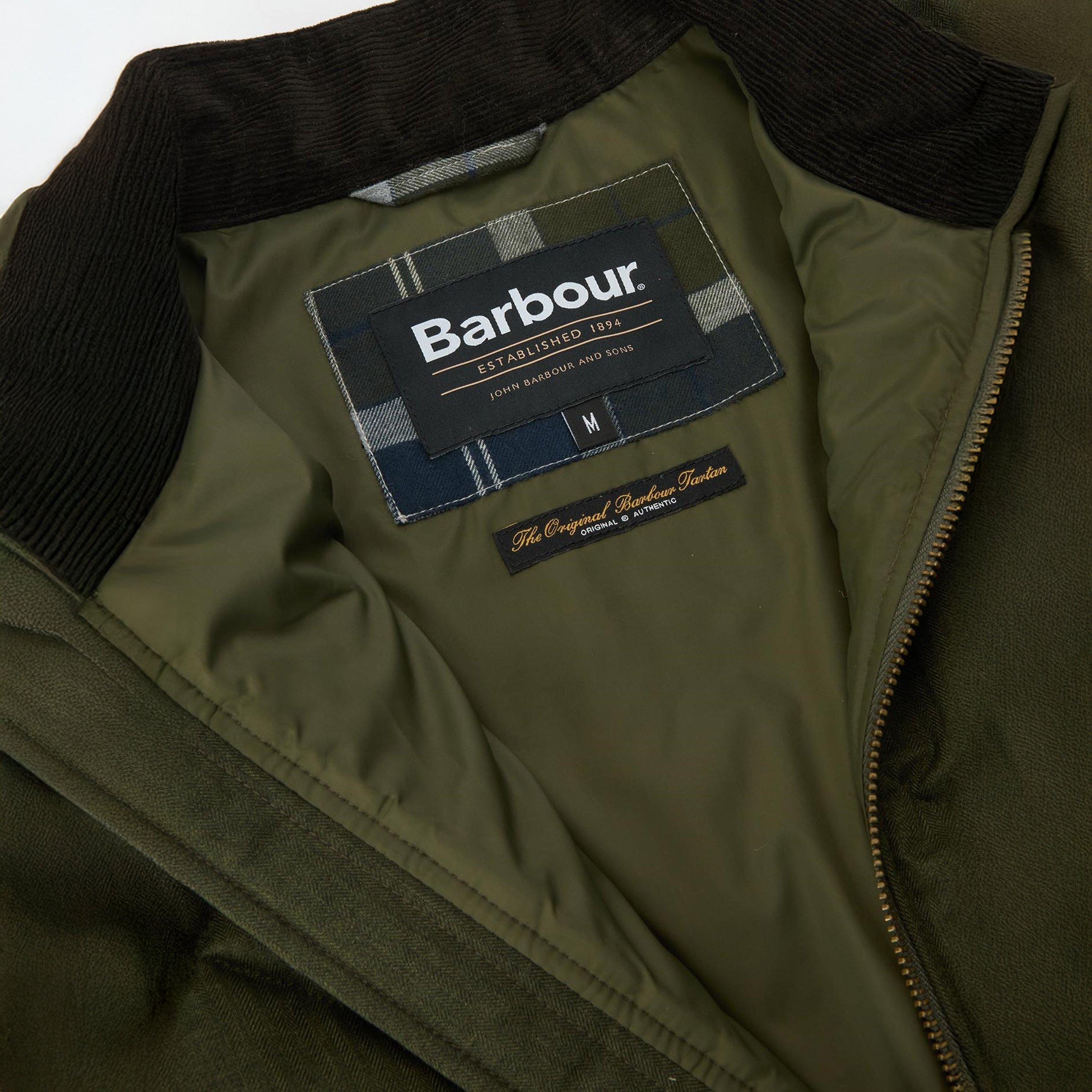 Olive OL71 - Barbour - Mens City Harrington Quilted Jacket - 2