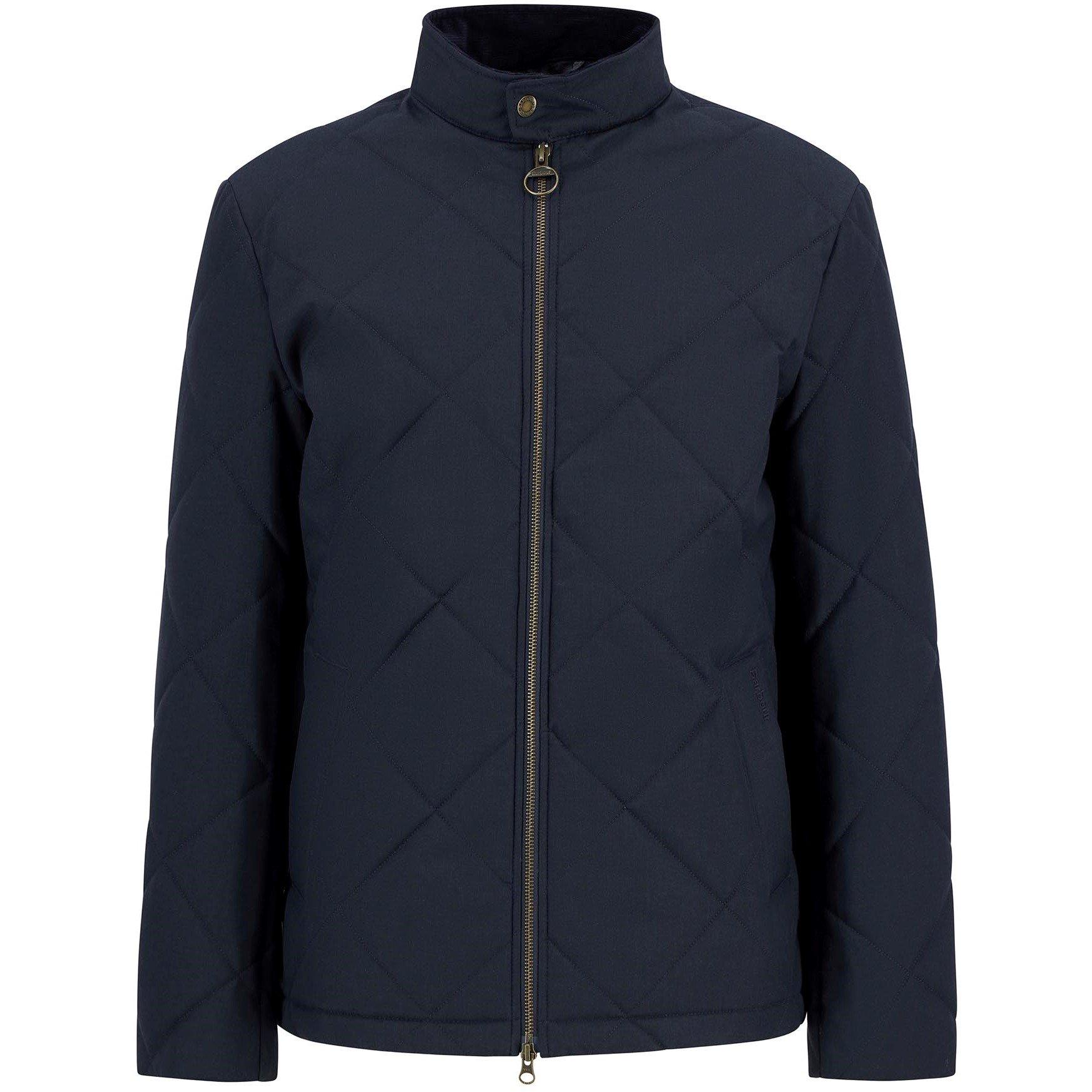 Navy NY91 - Barbour - Mens City Harrington Quilted Jacket - 1