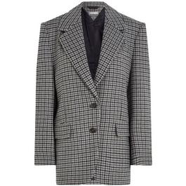 Tommy Hilfiger OVERSIZED WOOL CHECK SB BLAZER