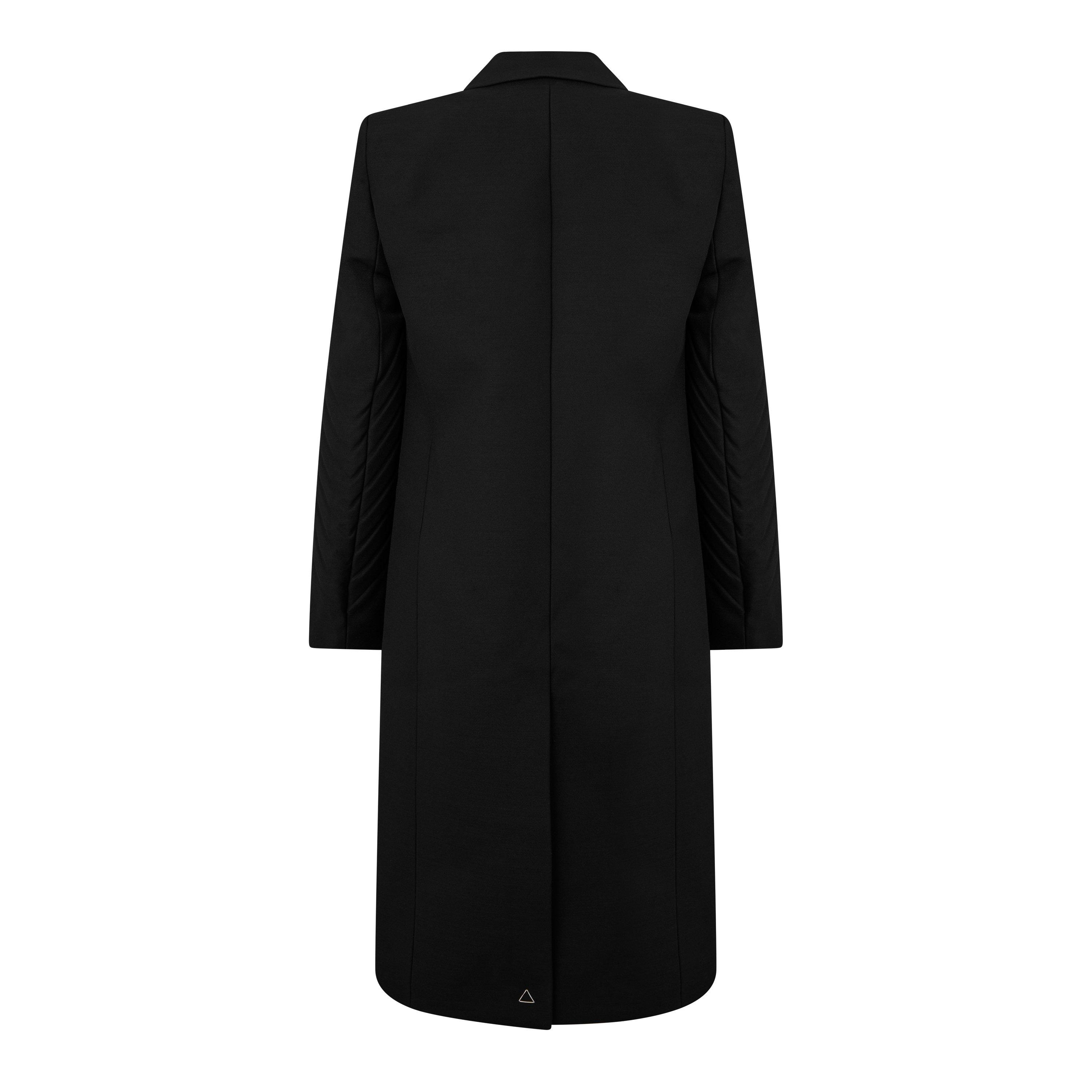 Nero - Bottega Veneta - Men's Classic Italian Overcoat - 2