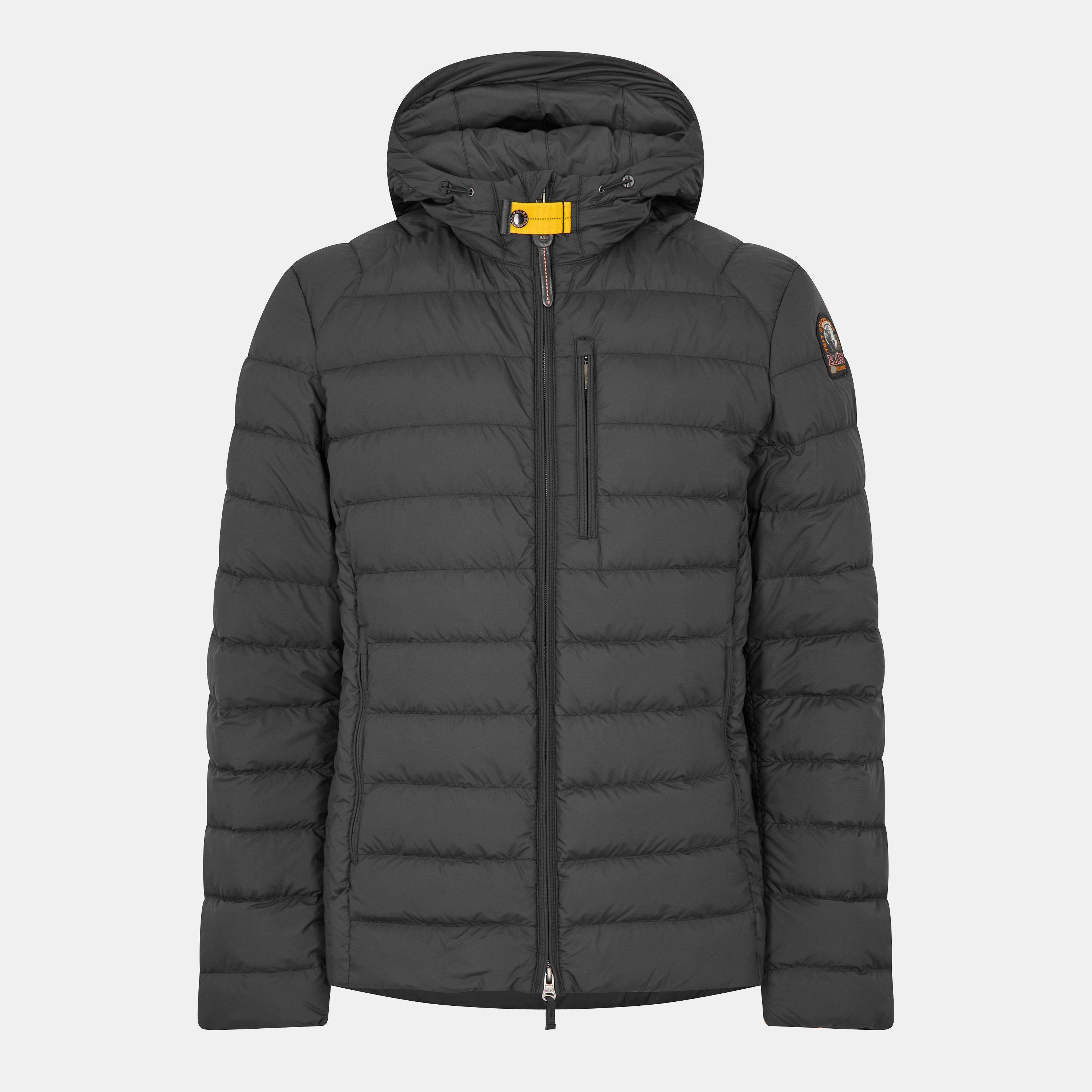 Black 541 - Parajumpers - Men's Last Minute Duck Down Water Resistant Windproof Short Puffer Jacket - 1