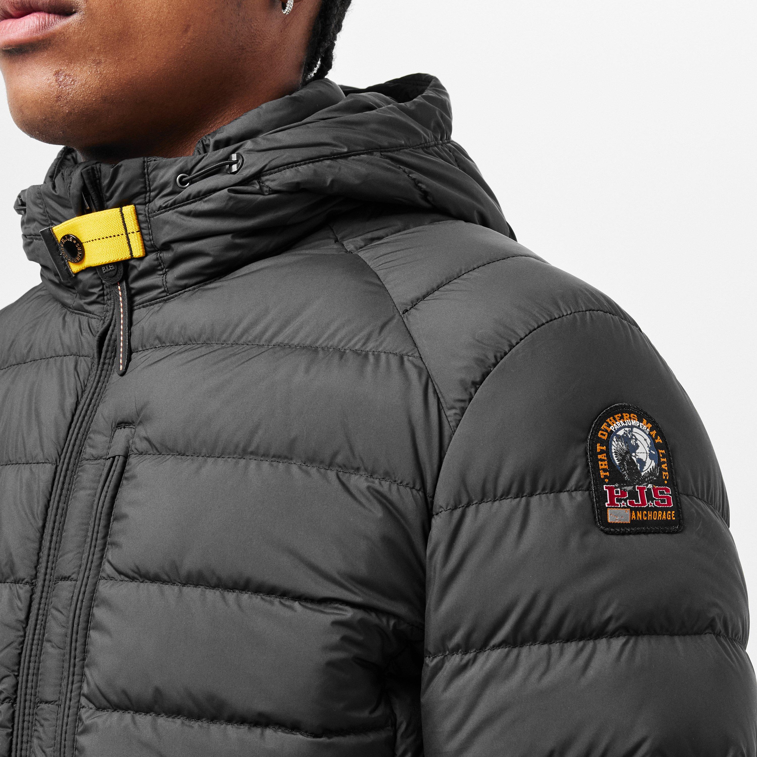 Black 541 - Parajumpers - Men's Last Minute Duck Down Water Resistant Windproof Short Puffer Jacket - 5