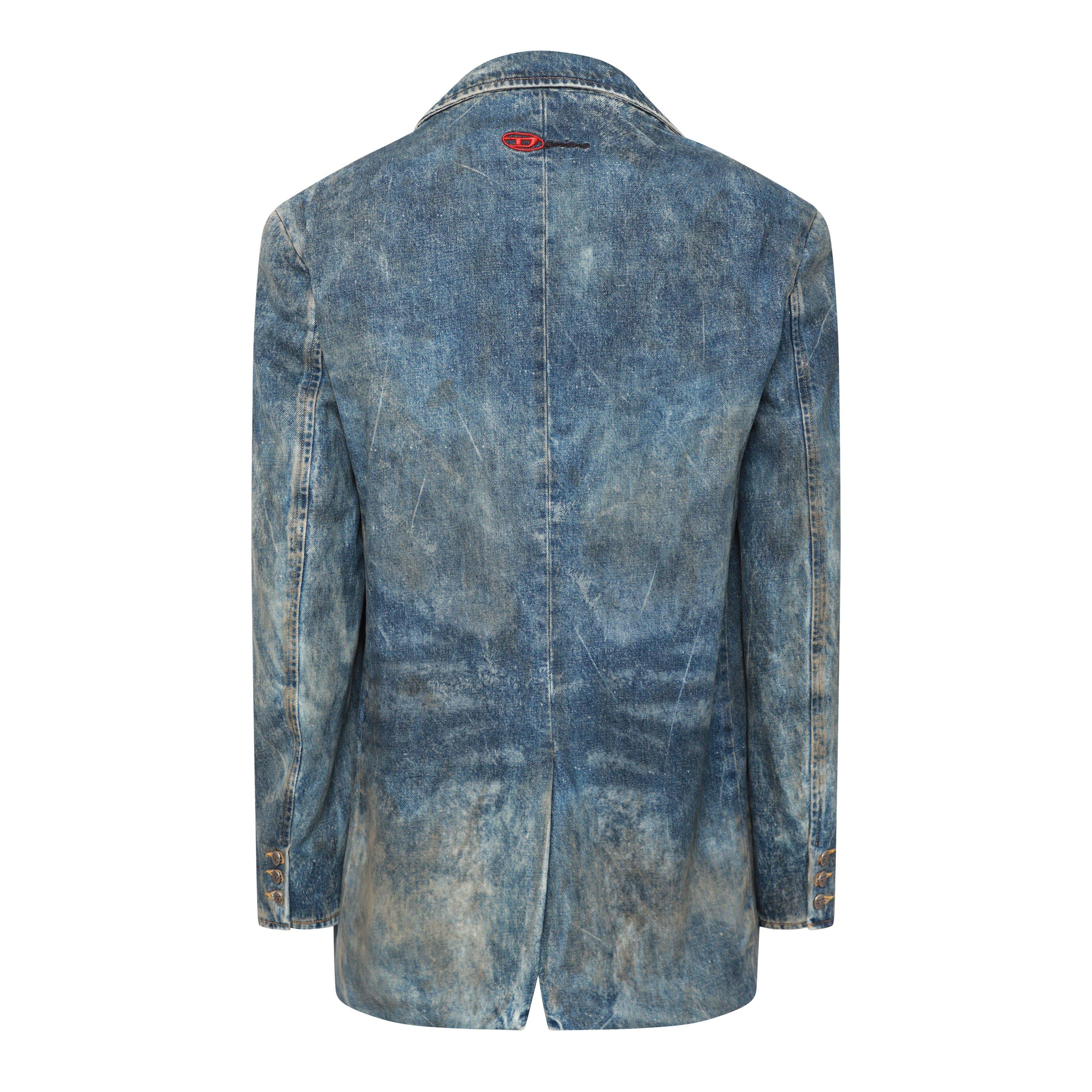 Blue Denim - Diesel - Men's D-Over-Dd Denim Jacket - 2
