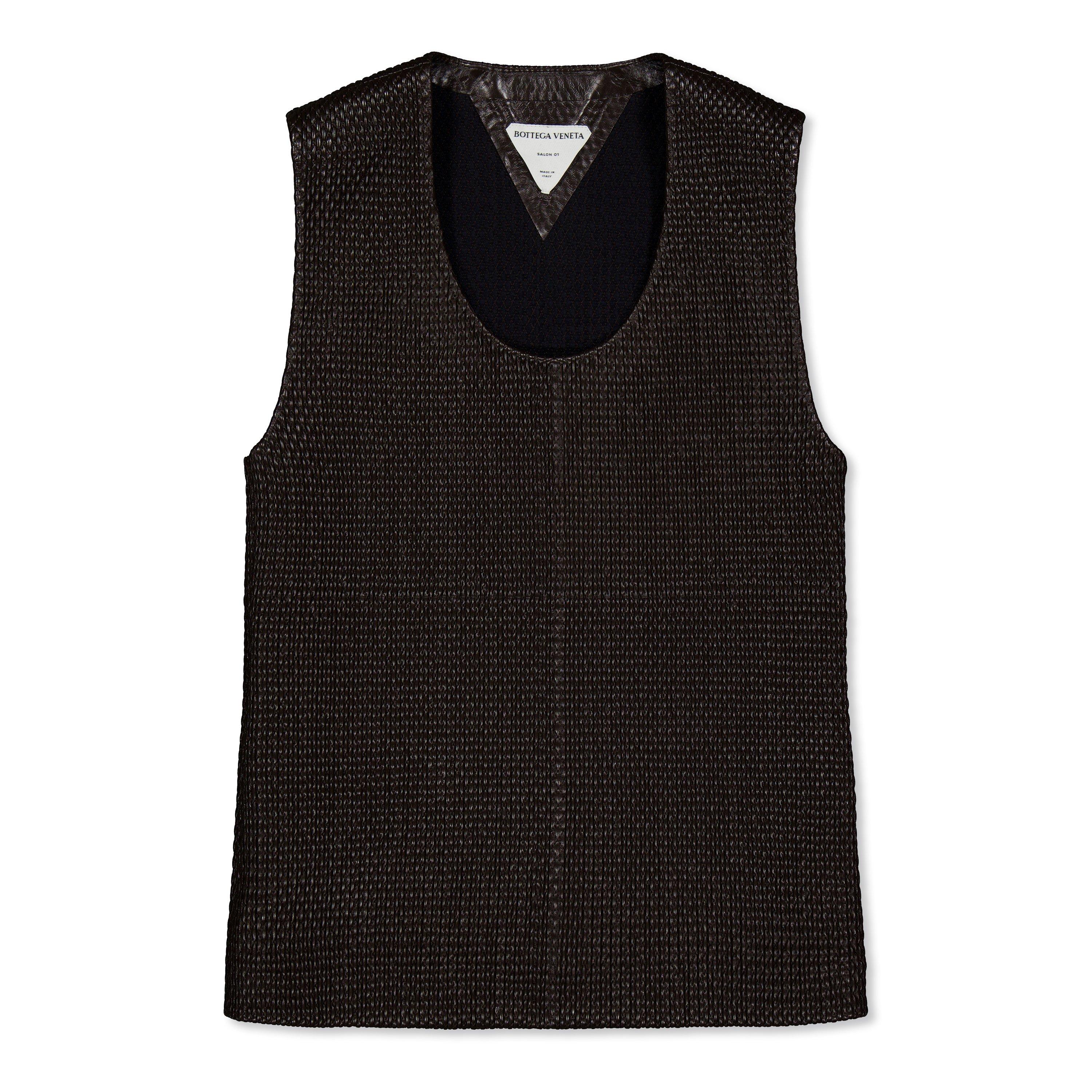 Fondant - Bottega Veneta - Men's Leather Tailored Fit Jacket - 1